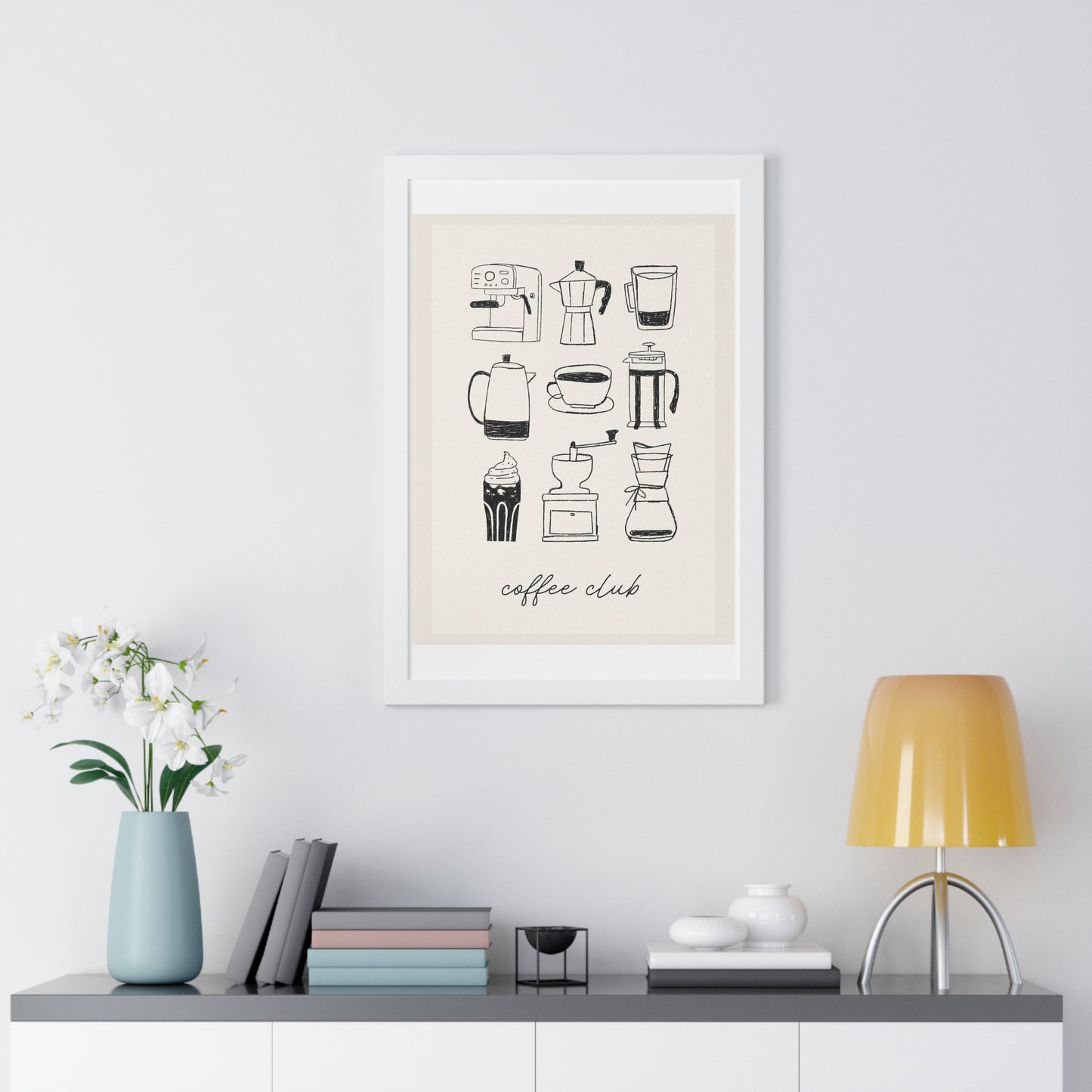 Framed Vertical Poster