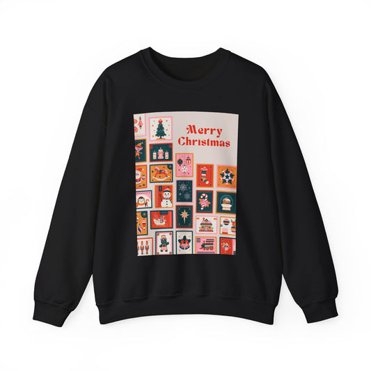 Merry Christmas Crewneck Sweatshirt, Festive Sweatshirt, Holiday Gift, Unisex Christmas Apparel, Cozy Winter Wear, Seasonal Fashion