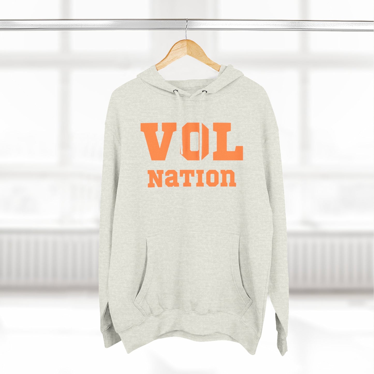 VOL Nation Hoodie, Cozy Fleece Sweatshirt, Sports Fan Apparel, College Team Gear, Gift for Game Day