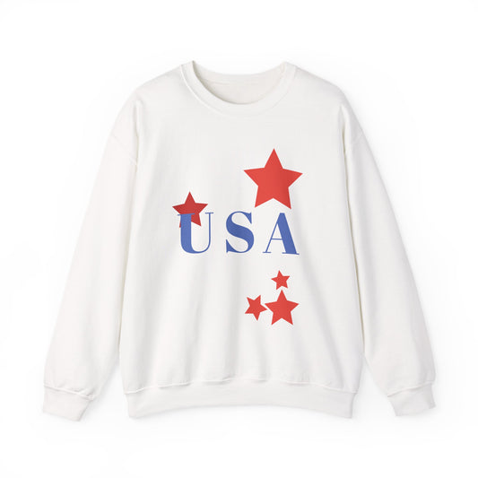 USA Stars Unisex Sweatshirt for Patriotic Celebrations