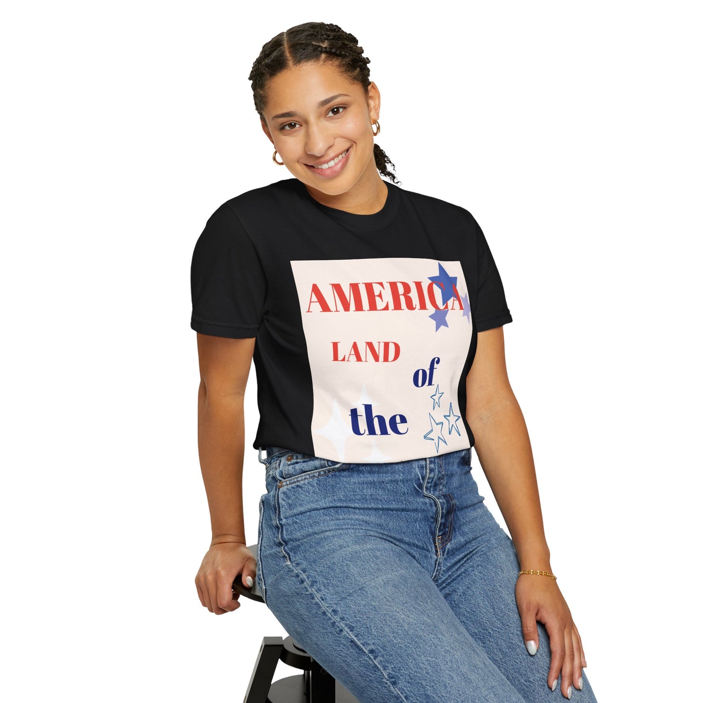 Patriotic Unisex T-Shirt - "America Land of the Free"