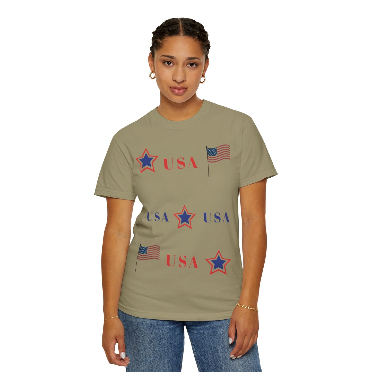 Patriotic USA Graphic T-Shirt