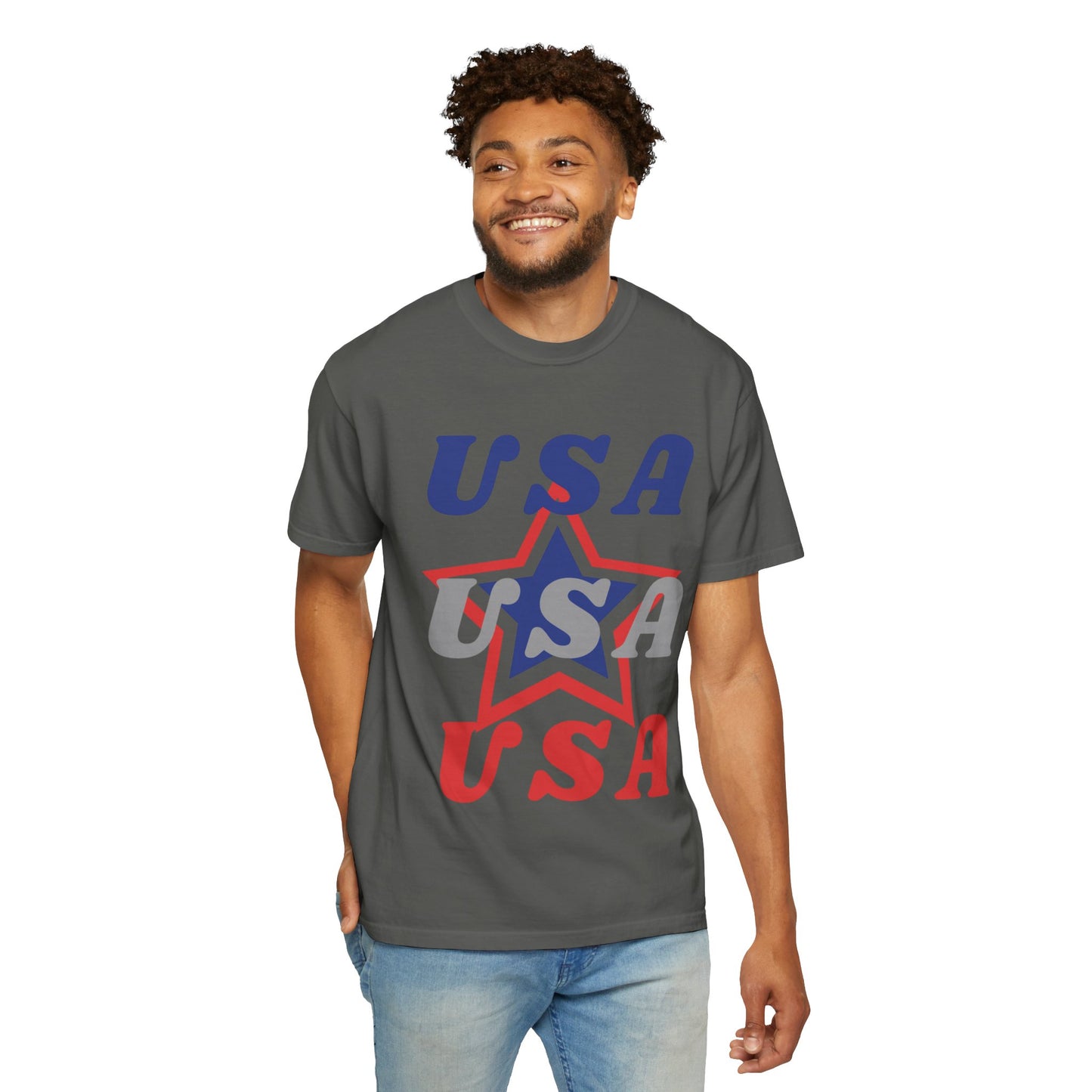Patriotic USA Graphic T-Shirt