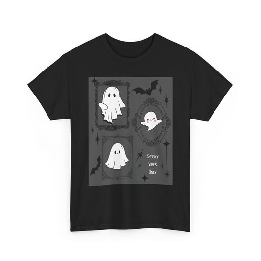 Halloween Ghost Tee, Spooky Unisex Shirt, Cute Halloween Apparel, Costume Party T-Shirt, Fall Festive Wear, Trick or Treat Top