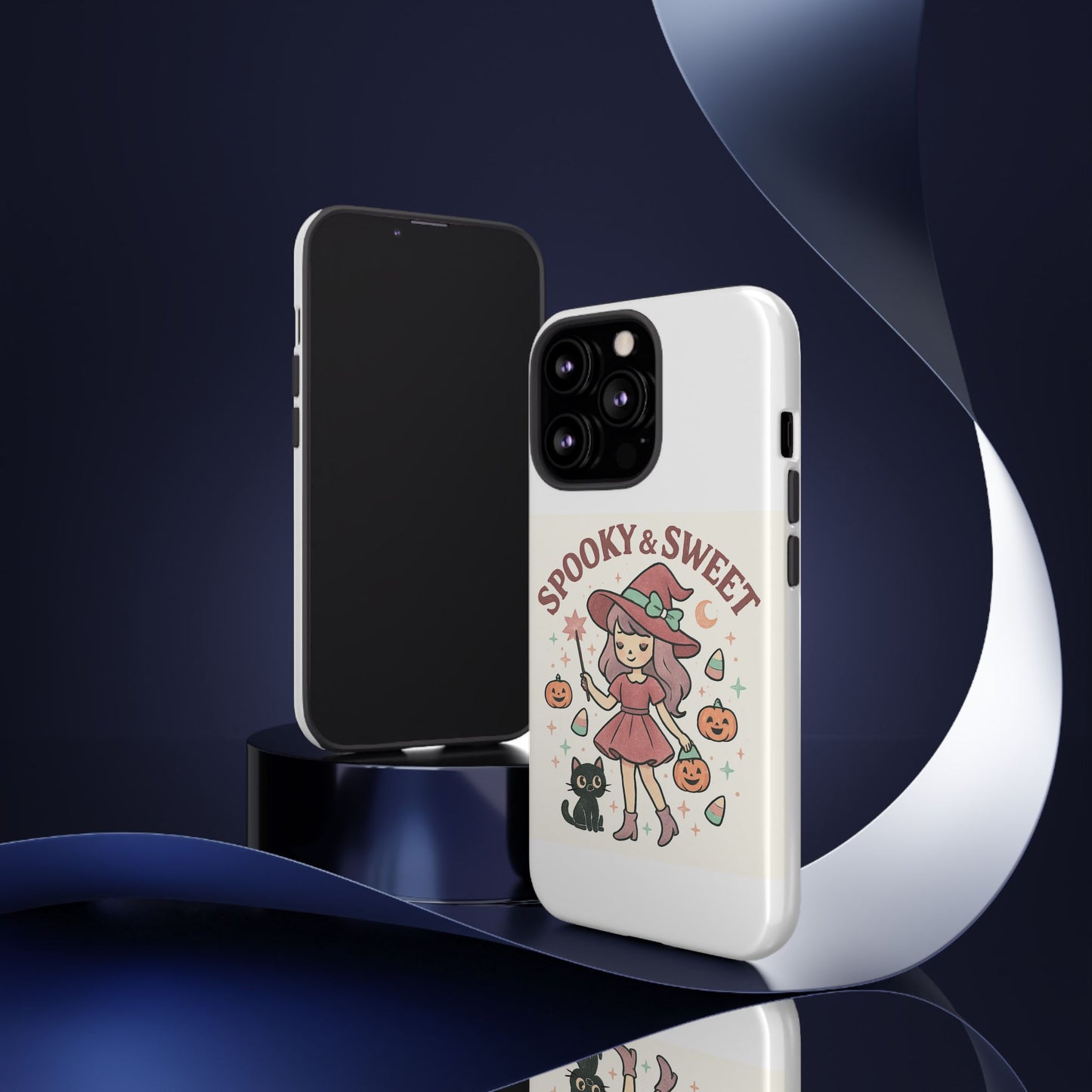 Cute Halloween Phone Case - Spooky & Sweet Design, Fall Accessories, Witchy Decor, Gifts for Her, Cute Phone Cover