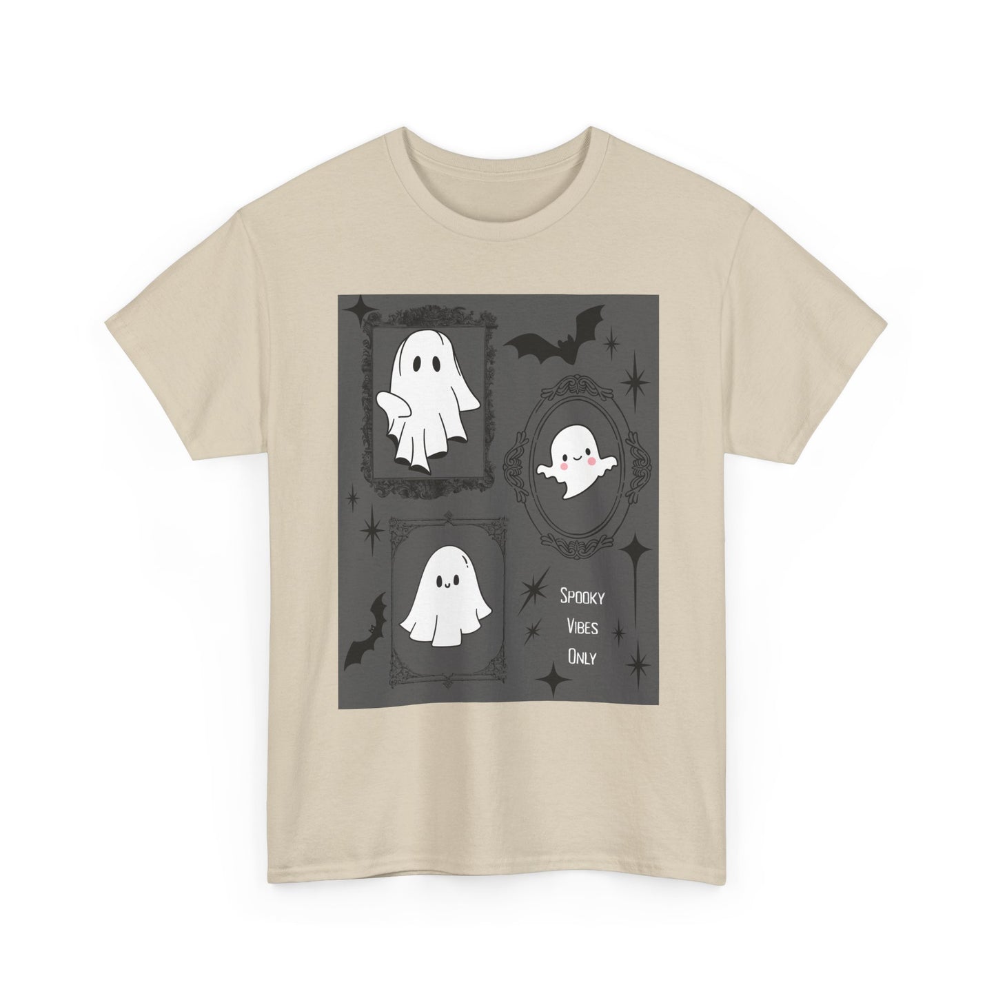 Halloween Ghost Tee, Spooky Unisex Shirt, Cute Halloween Apparel, Costume Party T-Shirt, Fall Festive Wear, Trick or Treat Top