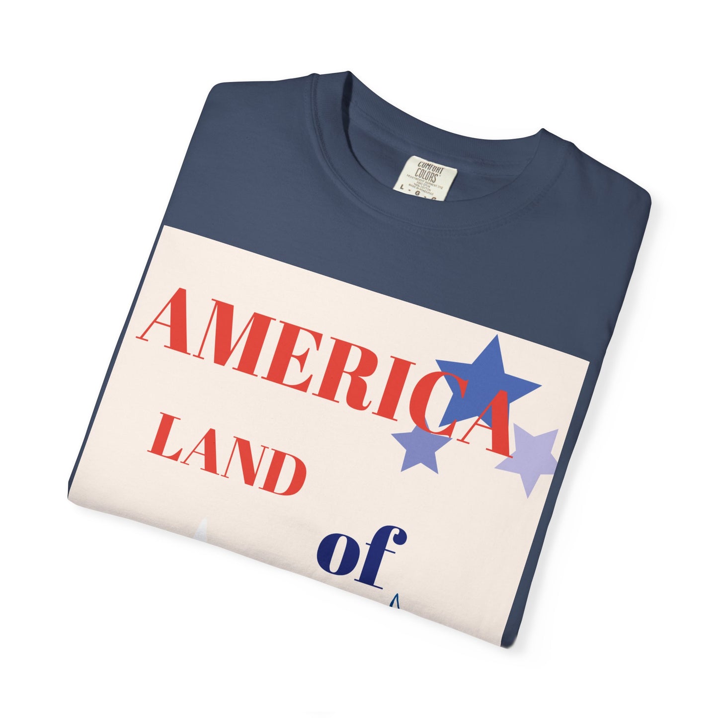 Patriotic Unisex T-Shirt - "America Land of the Free"
