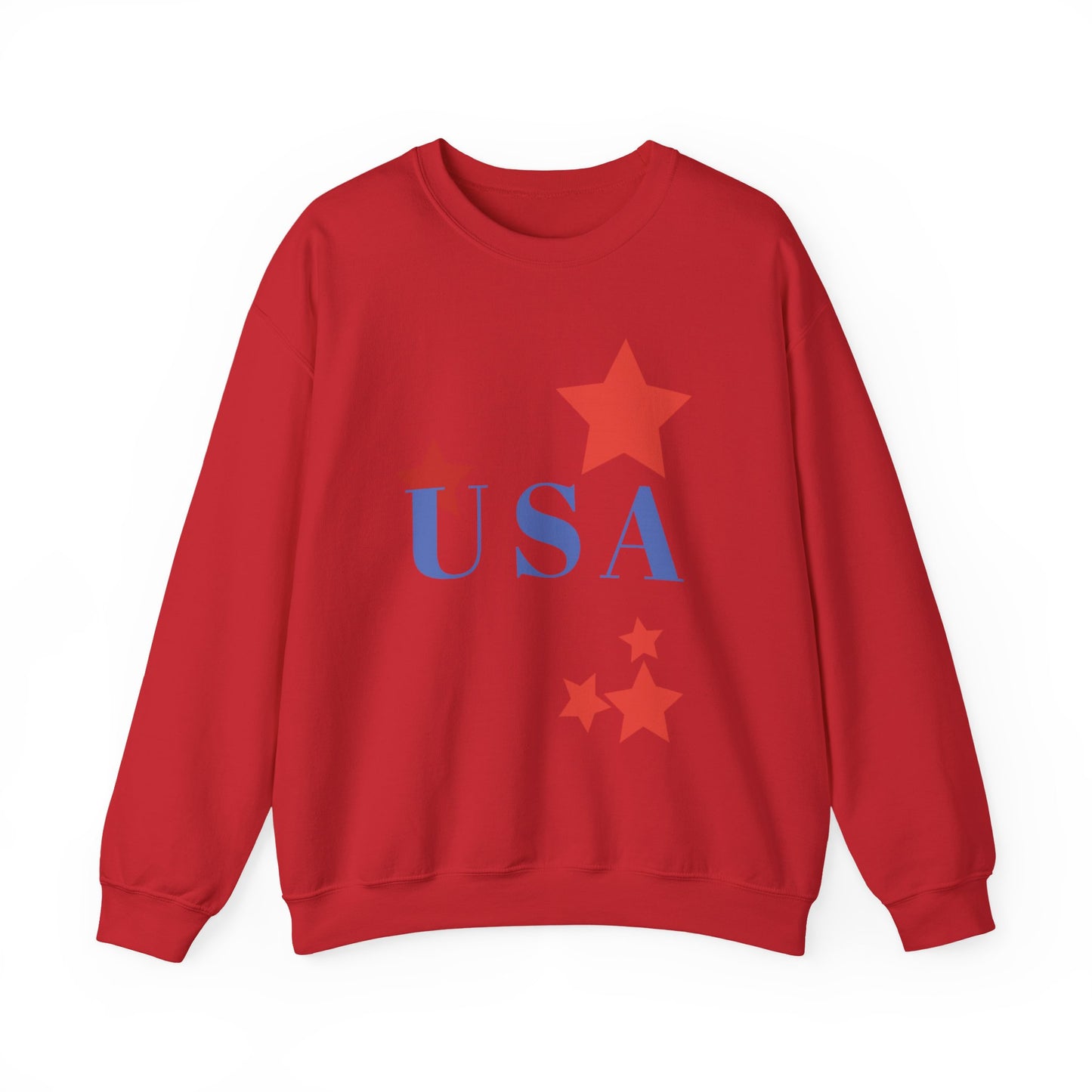 USA Stars Unisex Sweatshirt for Patriotic Celebrations