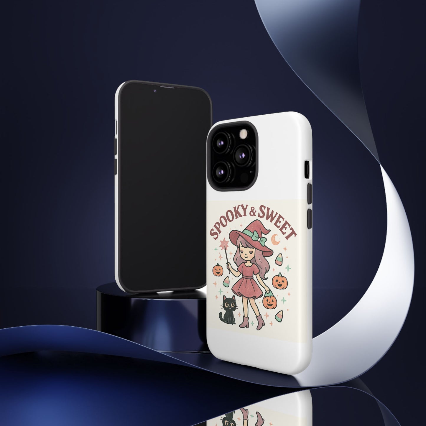 Cute Halloween Phone Case - Spooky & Sweet Design, Fall Accessories, Witchy Decor, Gifts for Her, Cute Phone Cover