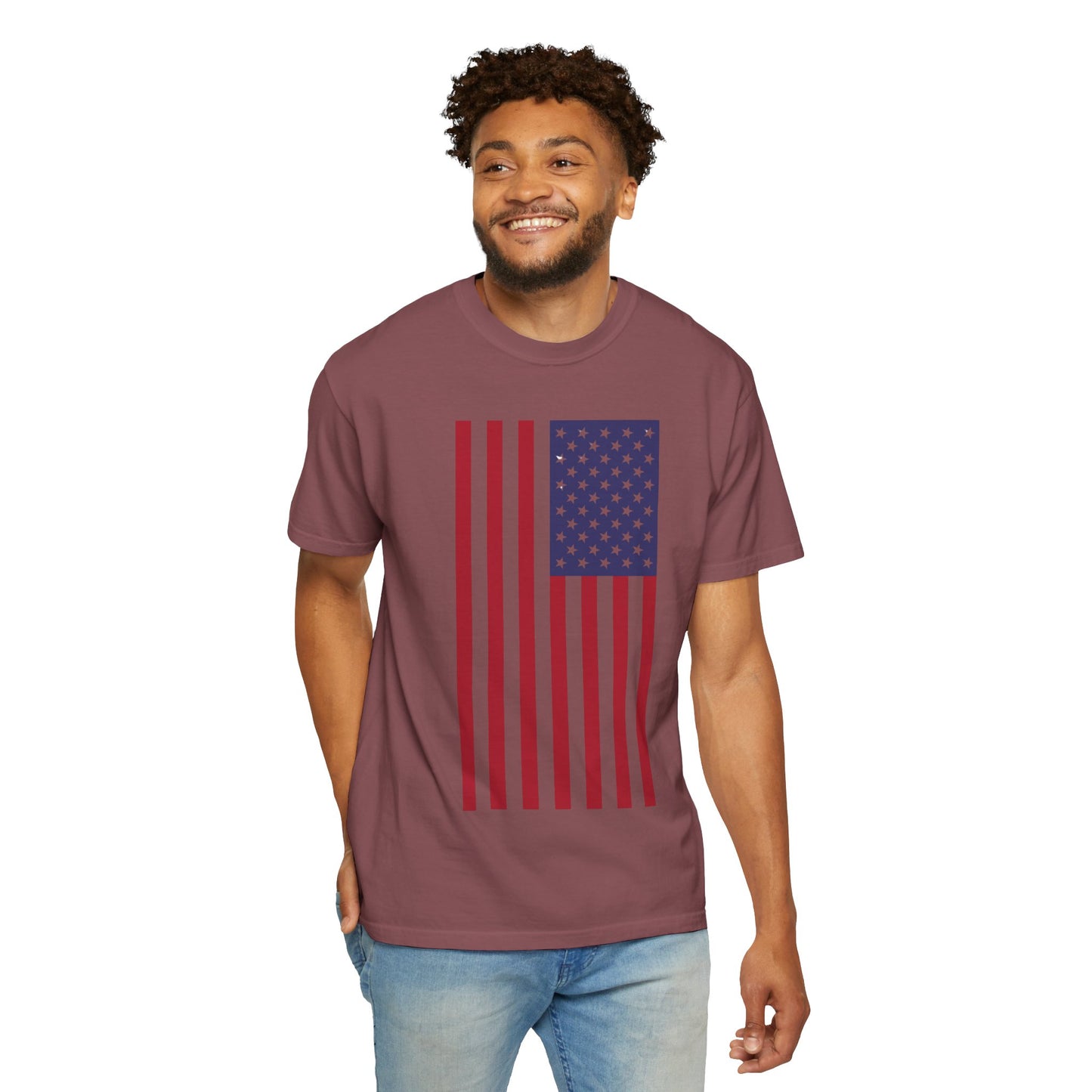 Patriotic Unisex Garment-Dyed T-Shirt