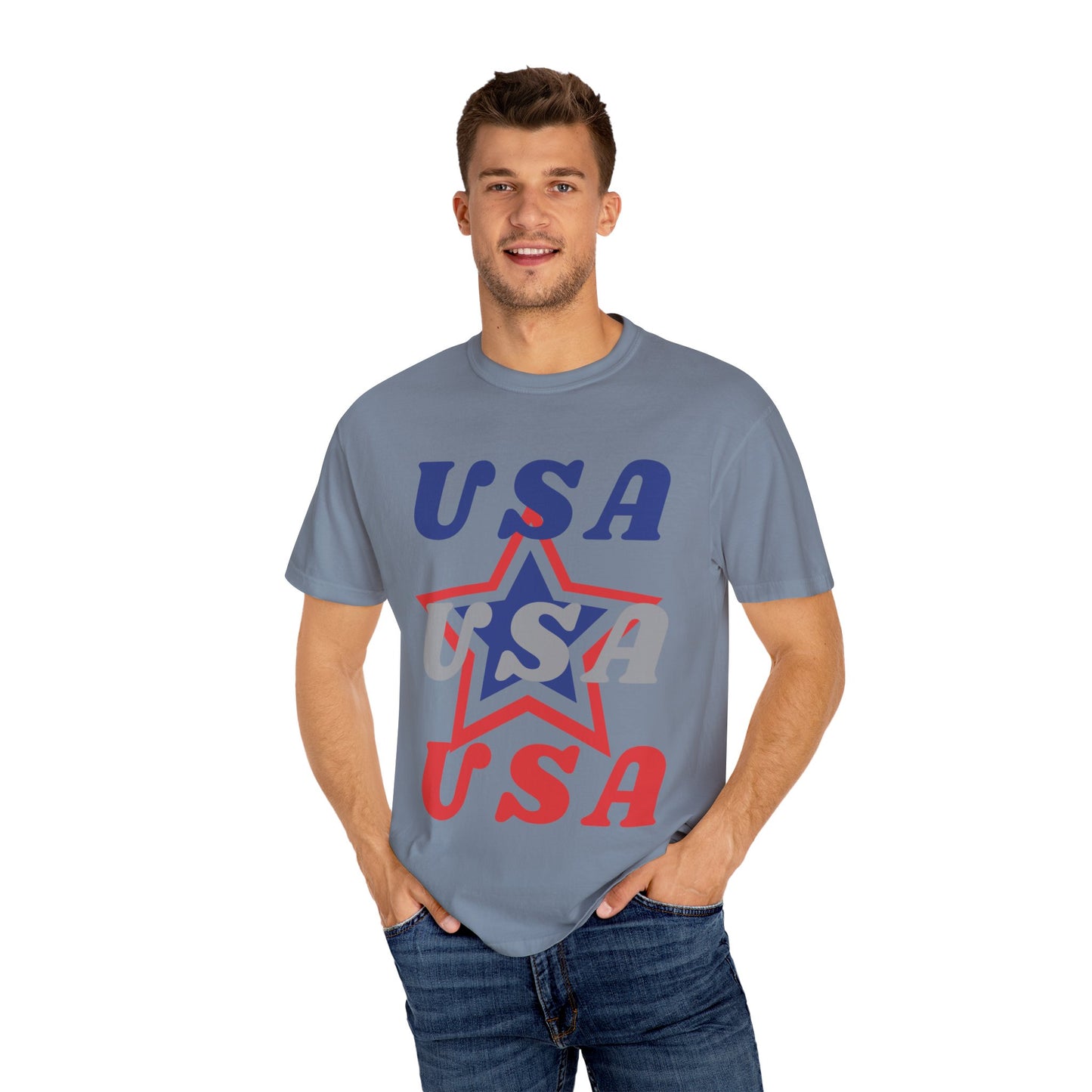 Patriotic USA Graphic T-Shirt