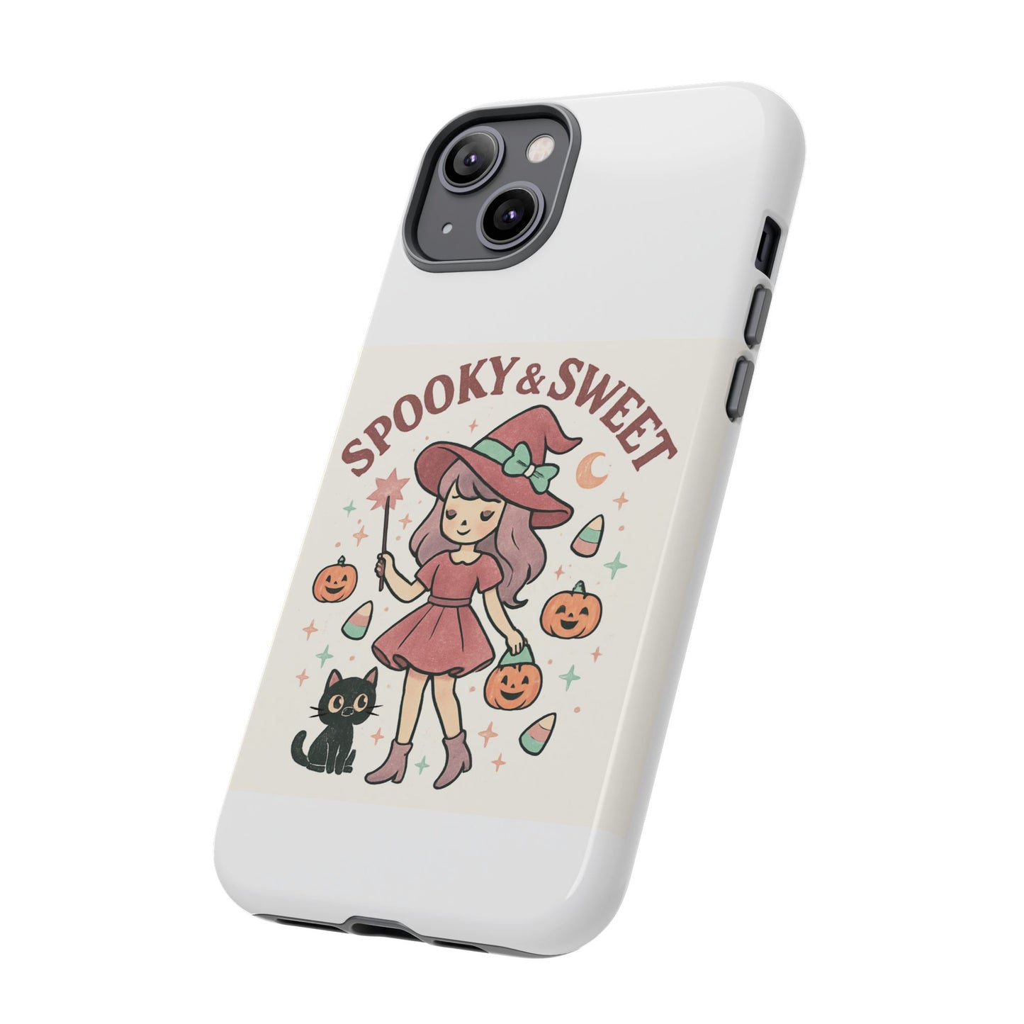 Cute Halloween Phone Case - Spooky & Sweet Design, Fall Accessories, Witchy Decor, Gifts for Her, Cute Phone Cover