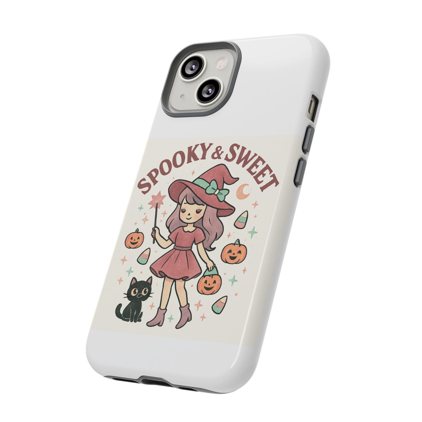 Cute Halloween Phone Case - Spooky & Sweet Design, Fall Accessories, Witchy Decor, Gifts for Her, Cute Phone Cover
