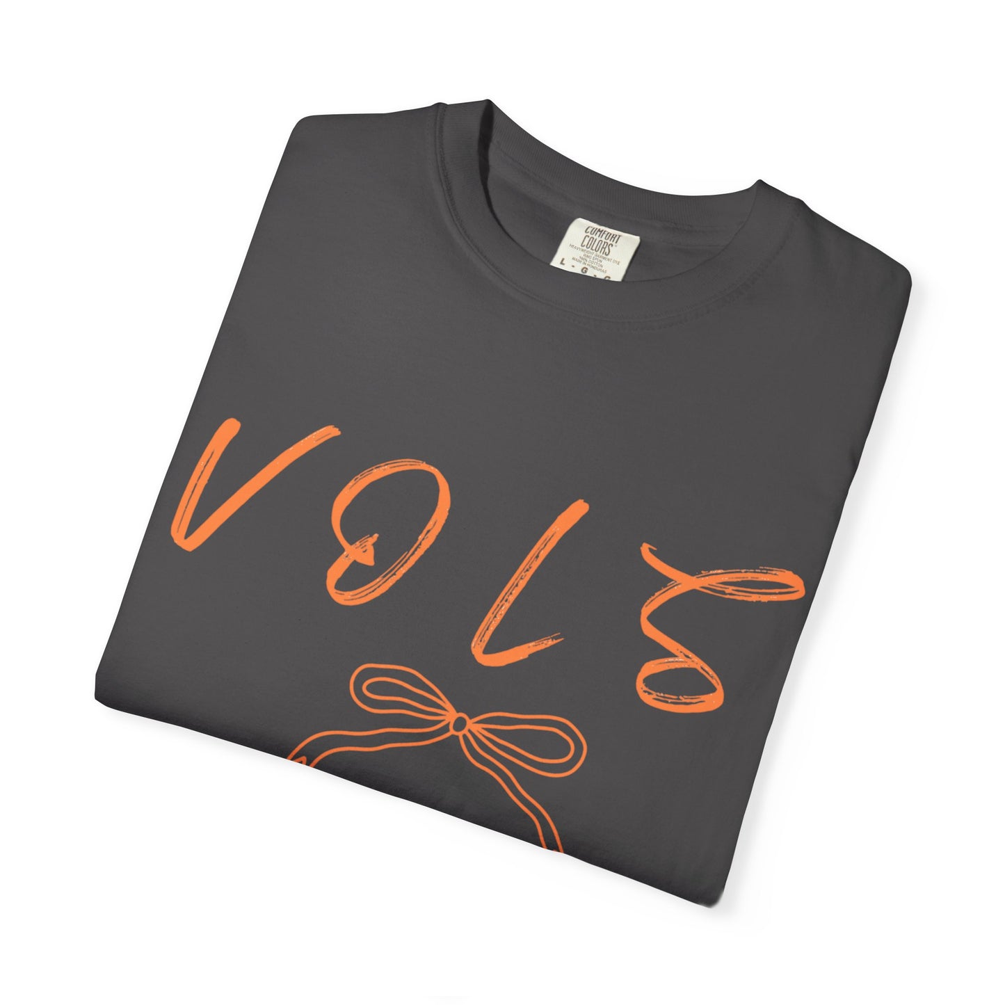 Unisex Garment-Dyed T-Shirt with 'VOL' Design, Soft Casual Tee for Everyday Wear, Gift for Friends, Minimalist Style, Summer Essential