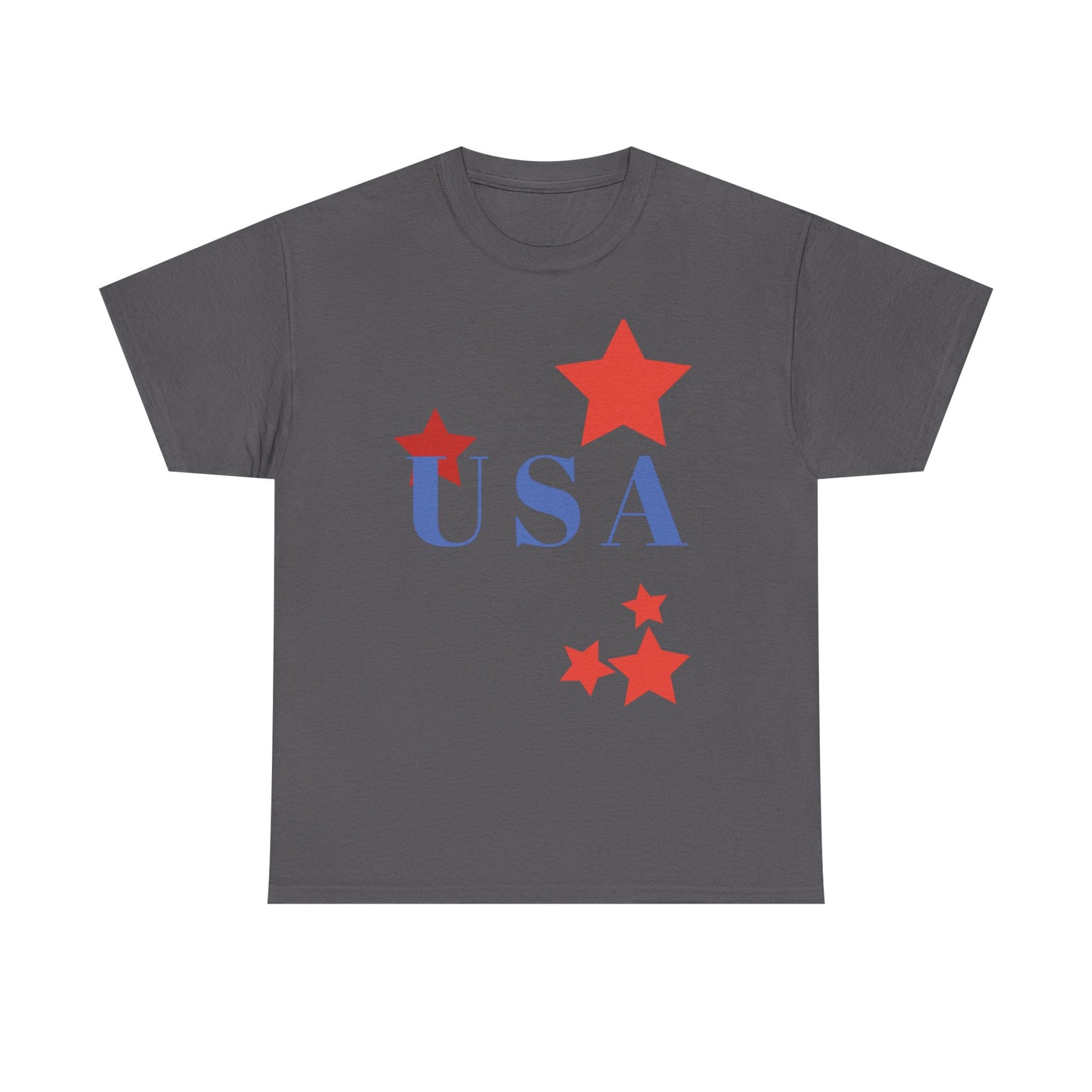 Celebrate Freedom Unisex Heavy Cotton Tee - USA Stars Design