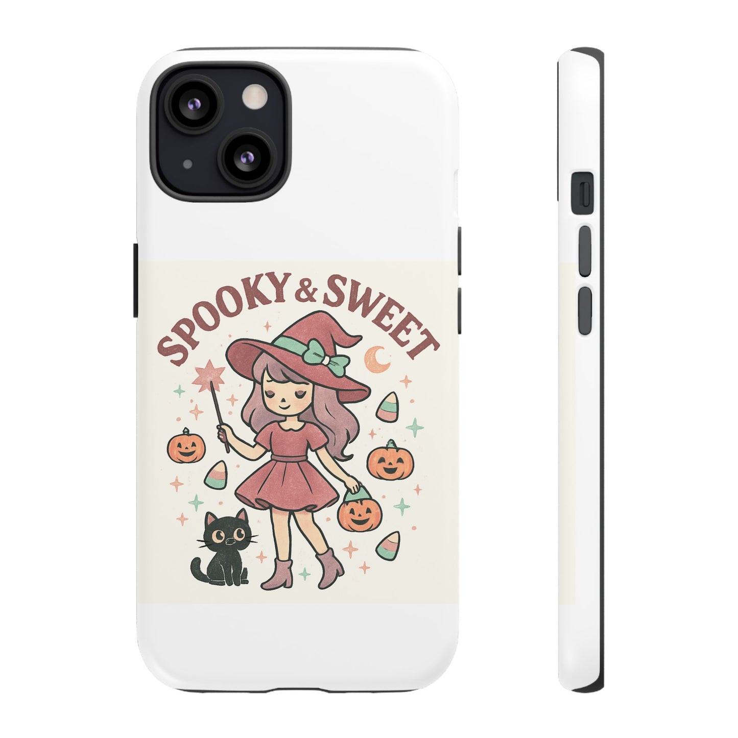 Cute Halloween Phone Case - Spooky & Sweet Design, Fall Accessories, Witchy Decor, Gifts for Her, Cute Phone Cover