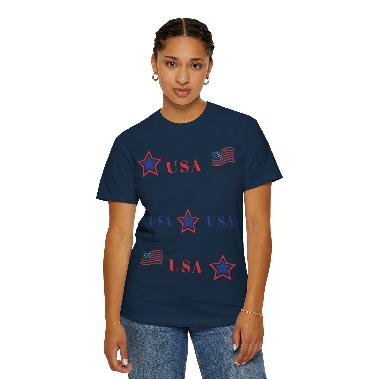 Patriotic USA Graphic T-Shirt