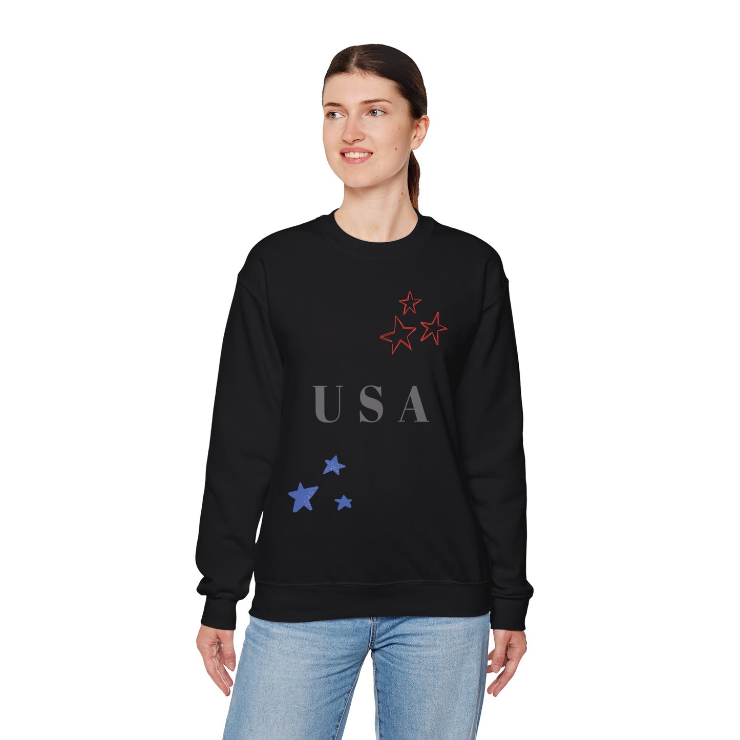 USA Stars Unisex Crewneck Sweatshirt