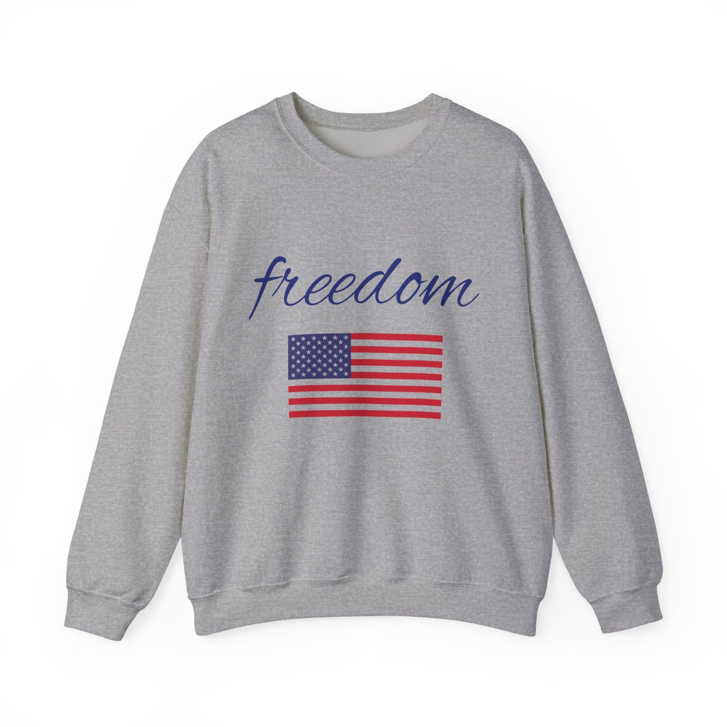 Freedom USA Flag Crewneck Sweatshirt