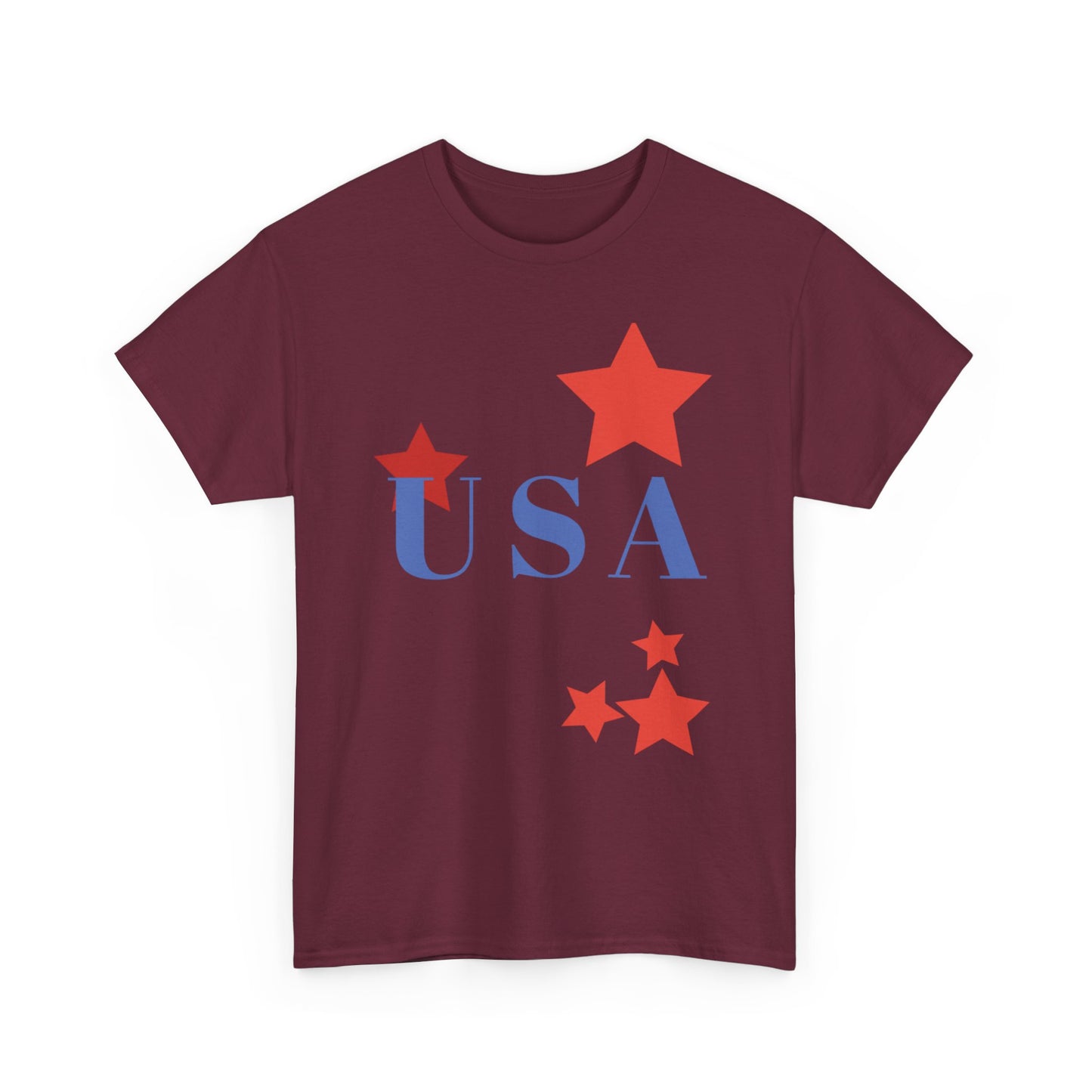Celebrate Freedom Unisex Heavy Cotton Tee - USA Stars Design