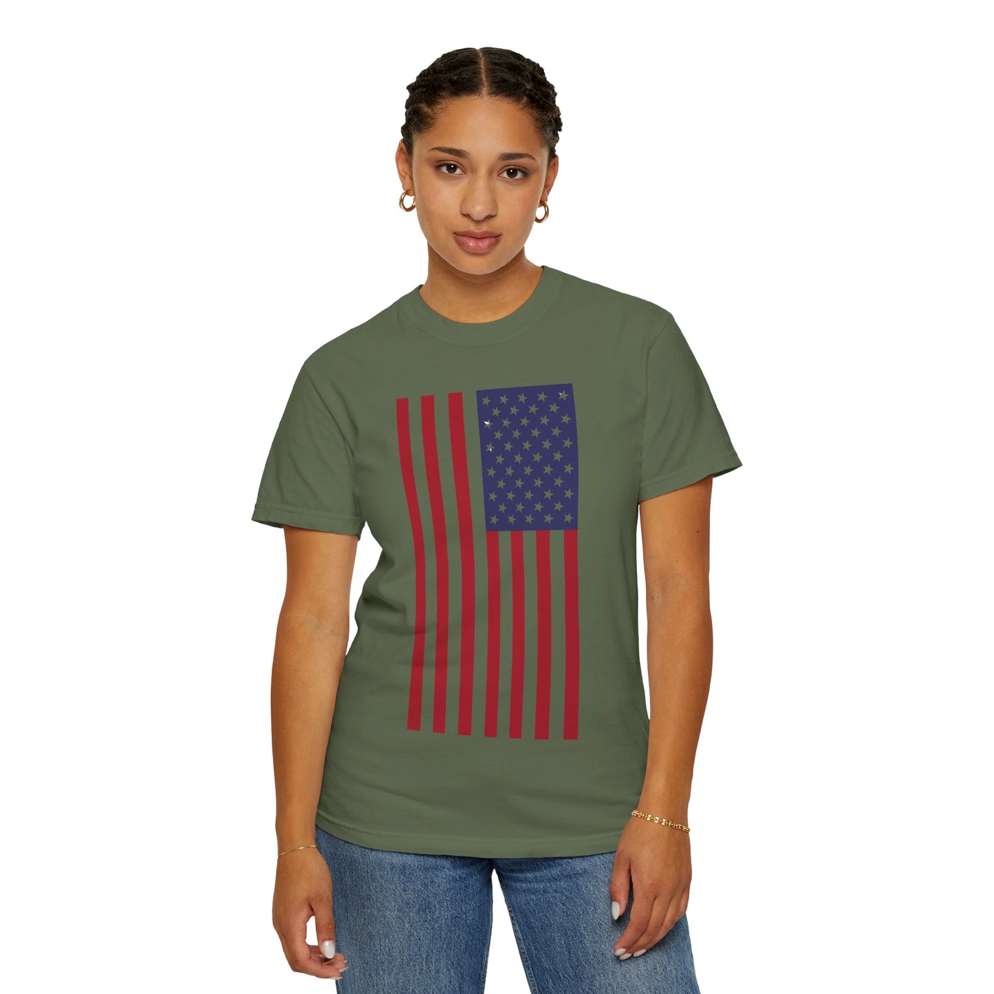 Patriotic Unisex Garment-Dyed T-Shirt