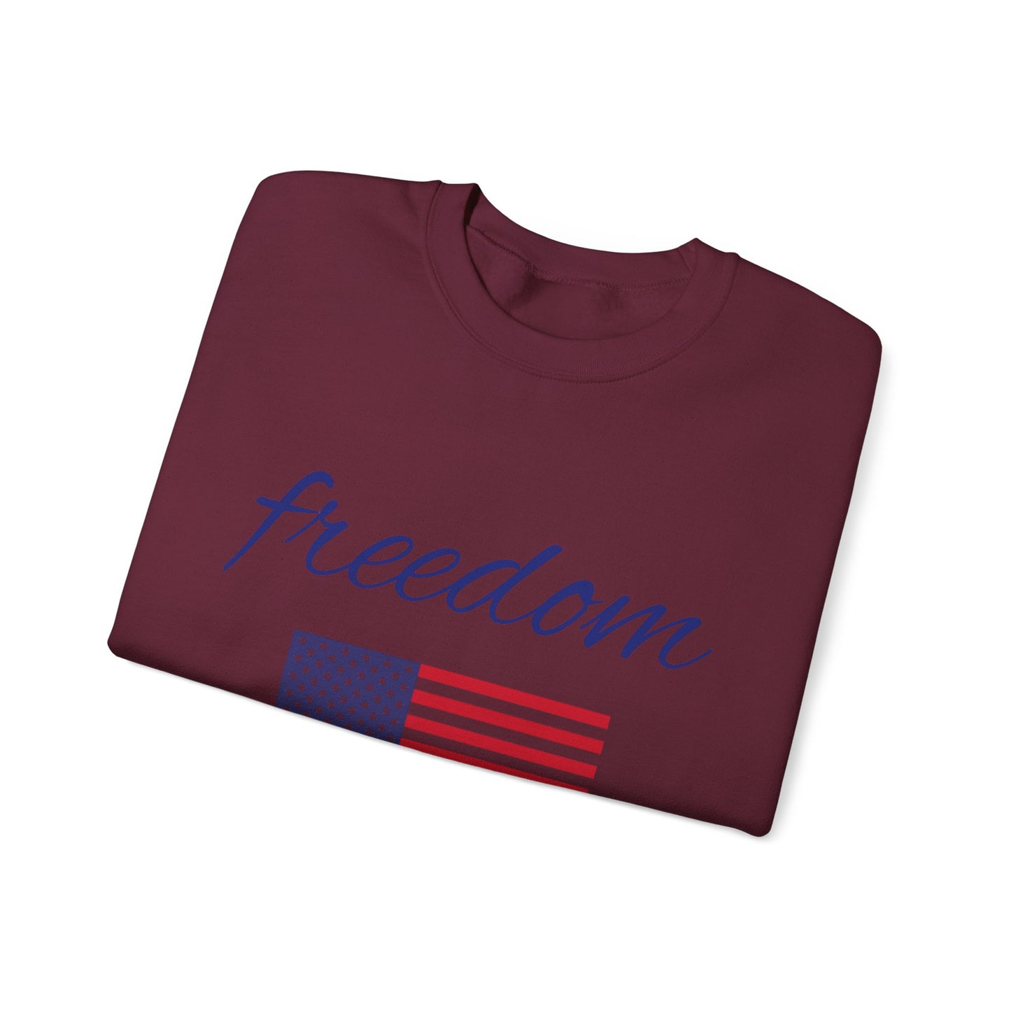 Freedom USA Flag Crewneck Sweatshirt