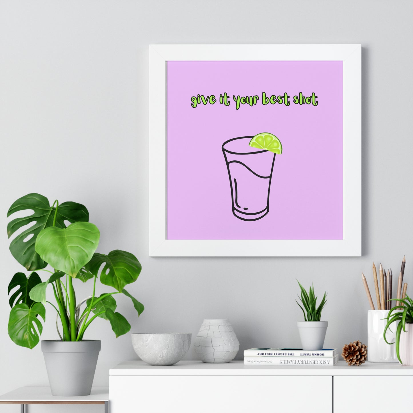 Framed Vertical Poster