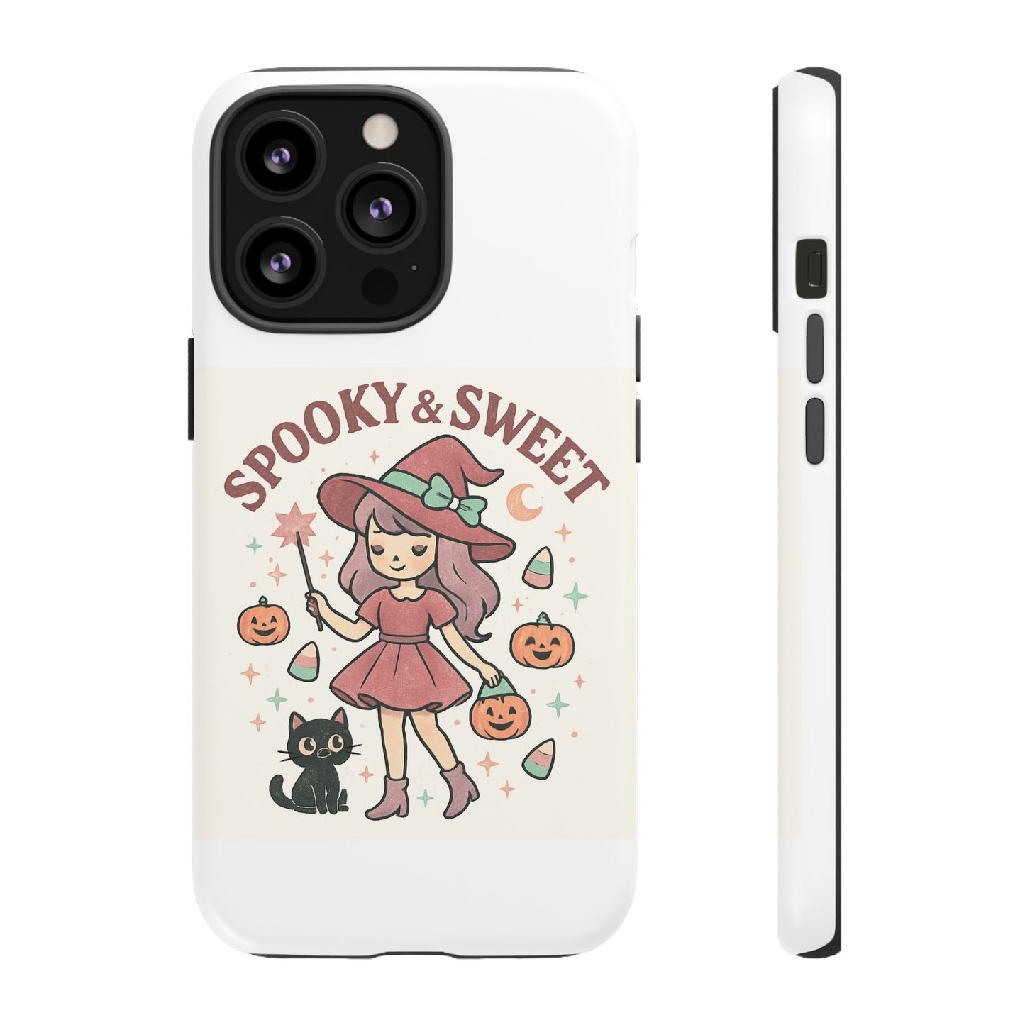 Cute Halloween Phone Case - Spooky & Sweet Design, Fall Accessories, Witchy Decor, Gifts for Her, Cute Phone Cover