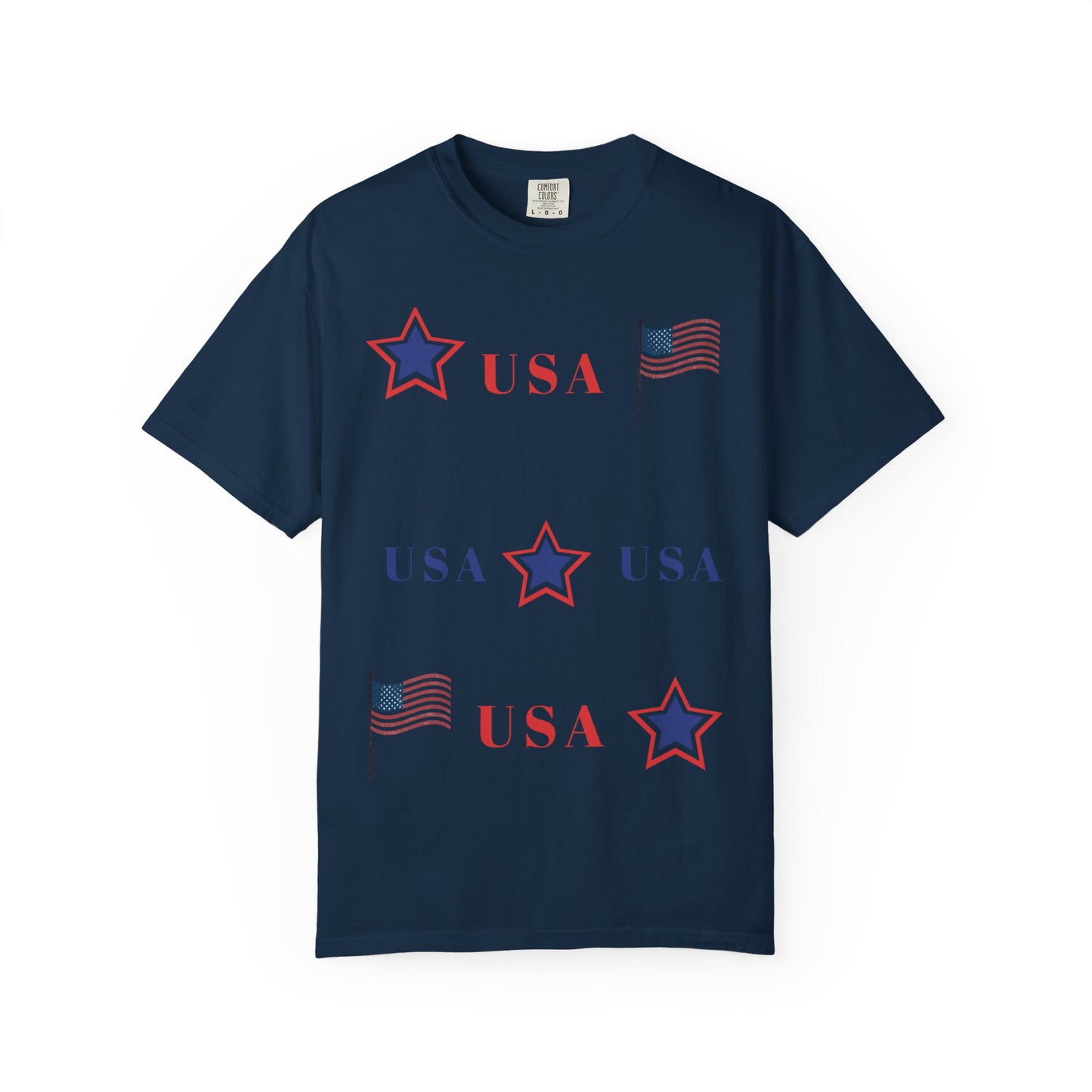 Patriotic USA Graphic T-Shirt