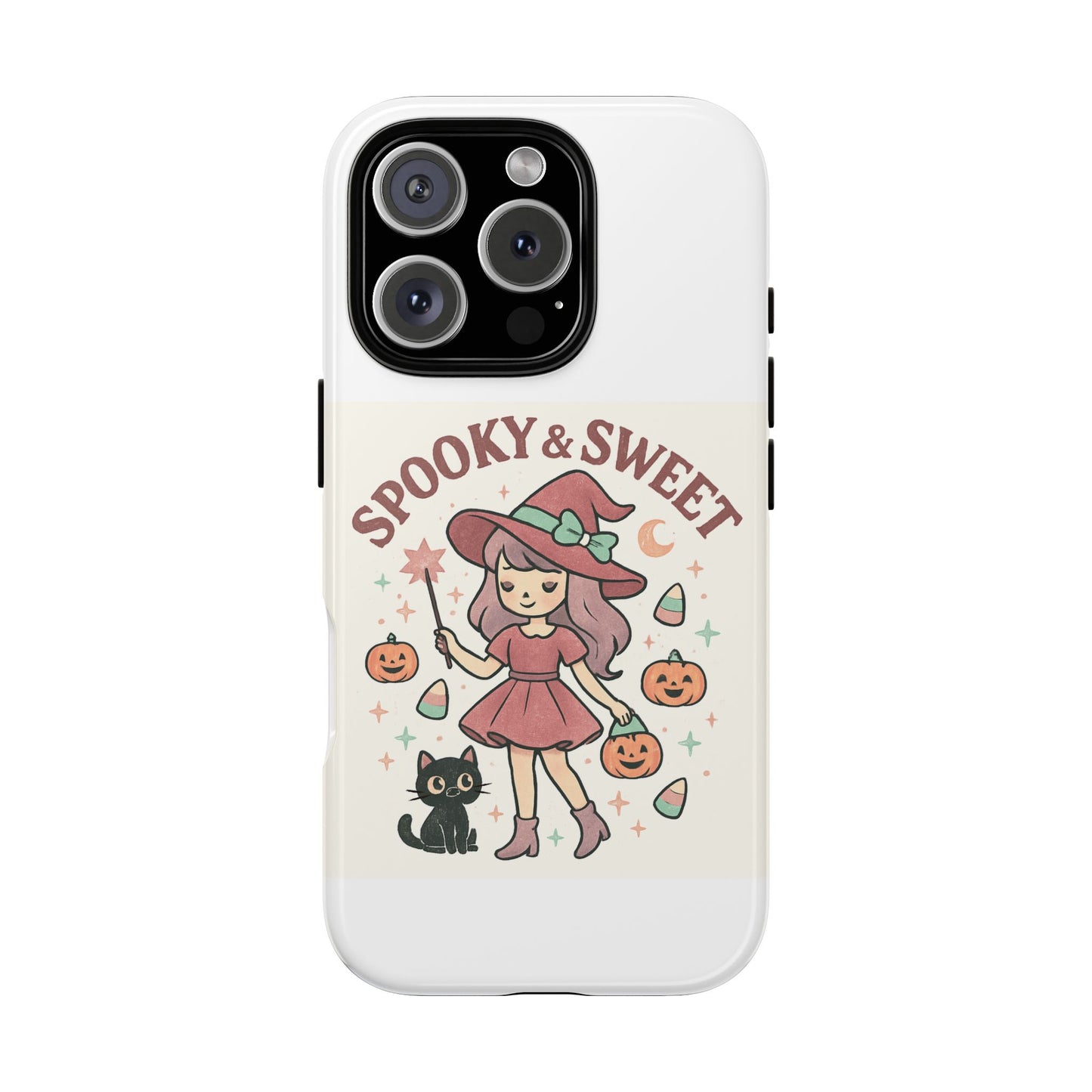 Cute Halloween Phone Case - Spooky & Sweet Design, Fall Accessories, Witchy Decor, Gifts for Her, Cute Phone Cover
