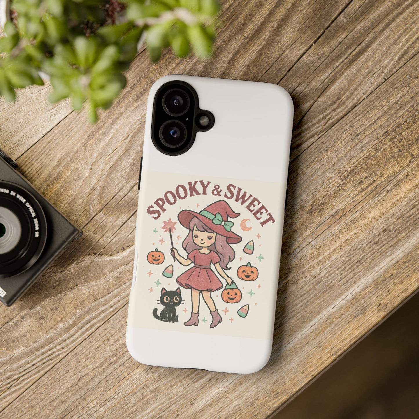 Cute Halloween Phone Case - Spooky & Sweet Design, Fall Accessories, Witchy Decor, Gifts for Her, Cute Phone Cover