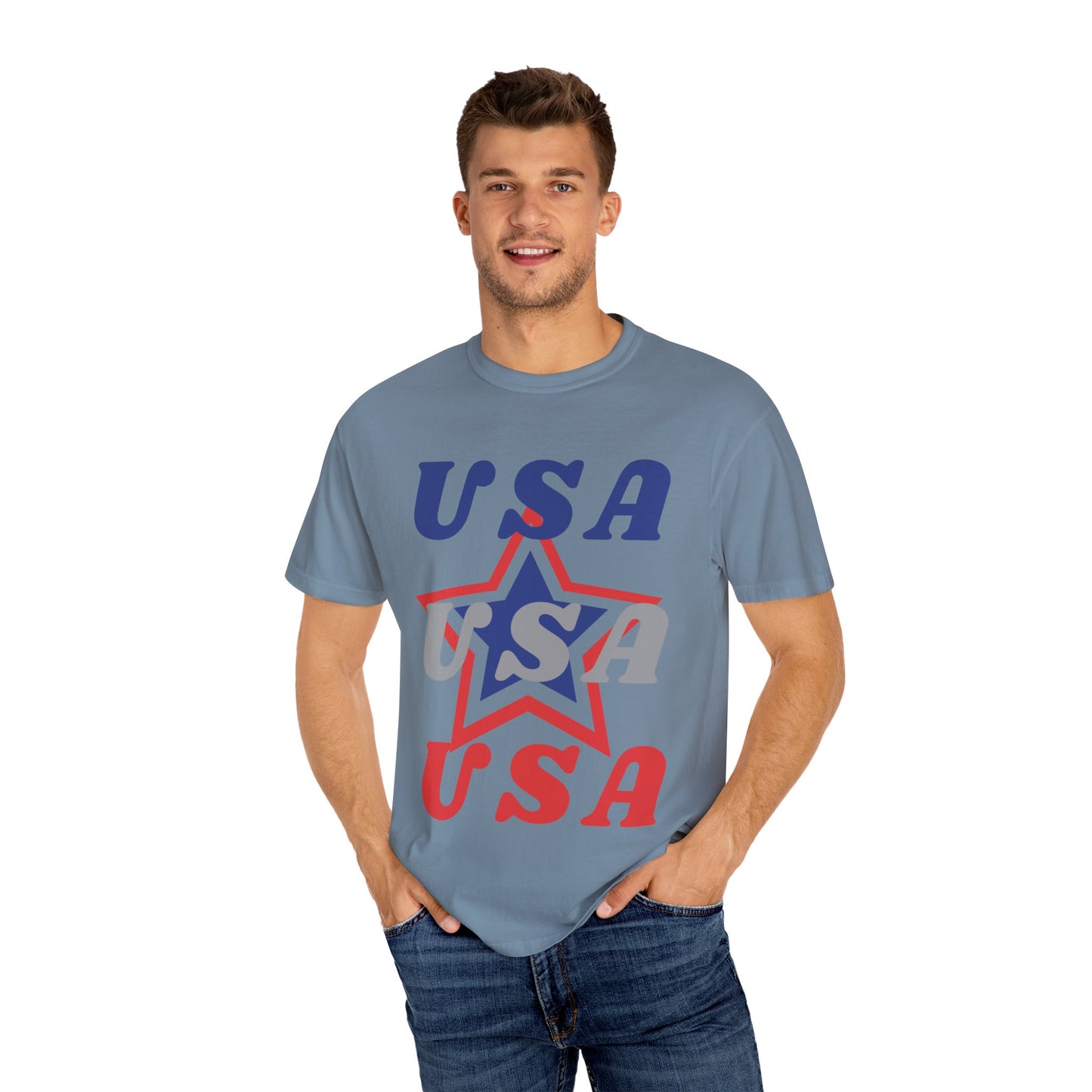 Patriotic USA Graphic T-Shirt