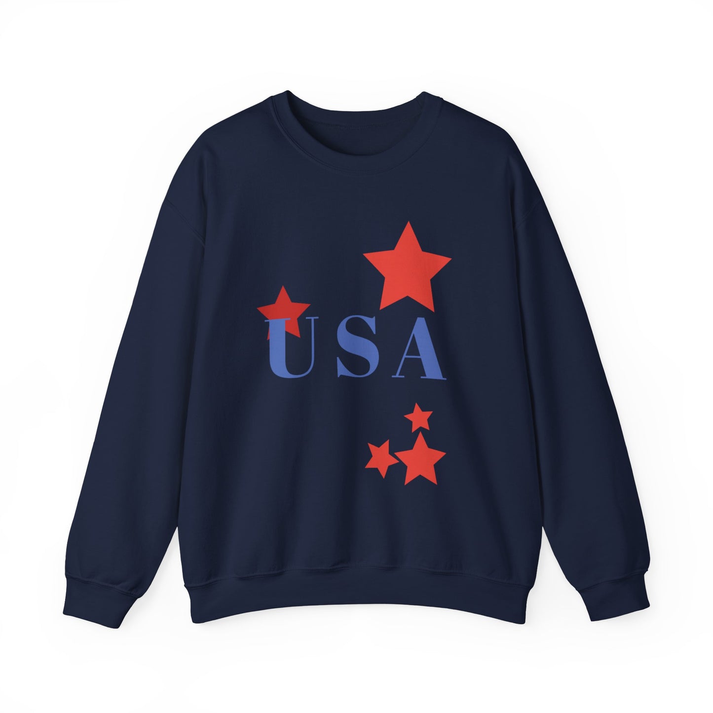 USA Stars Unisex Sweatshirt for Patriotic Celebrations