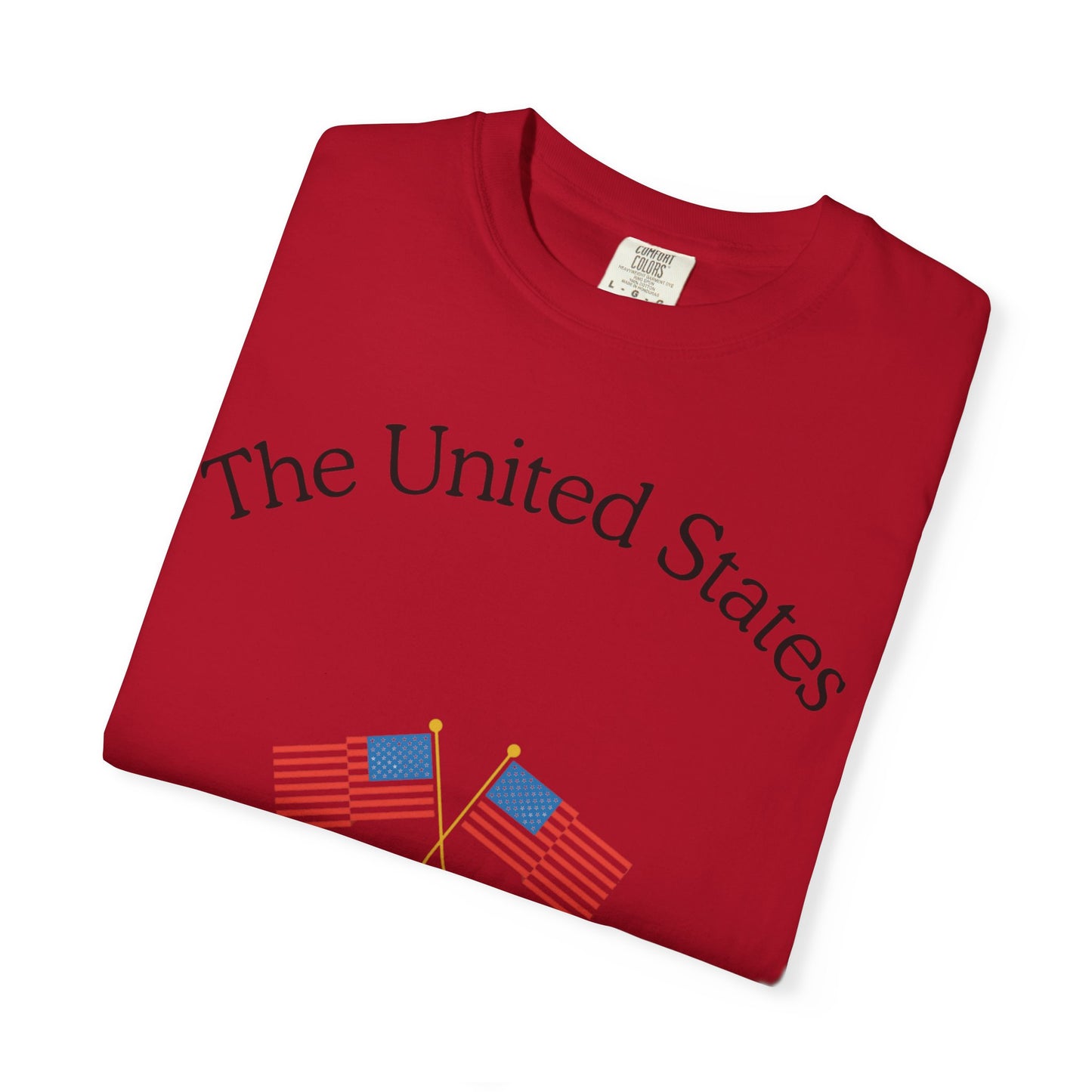 Patriotic Graphic Tee: The United States of America