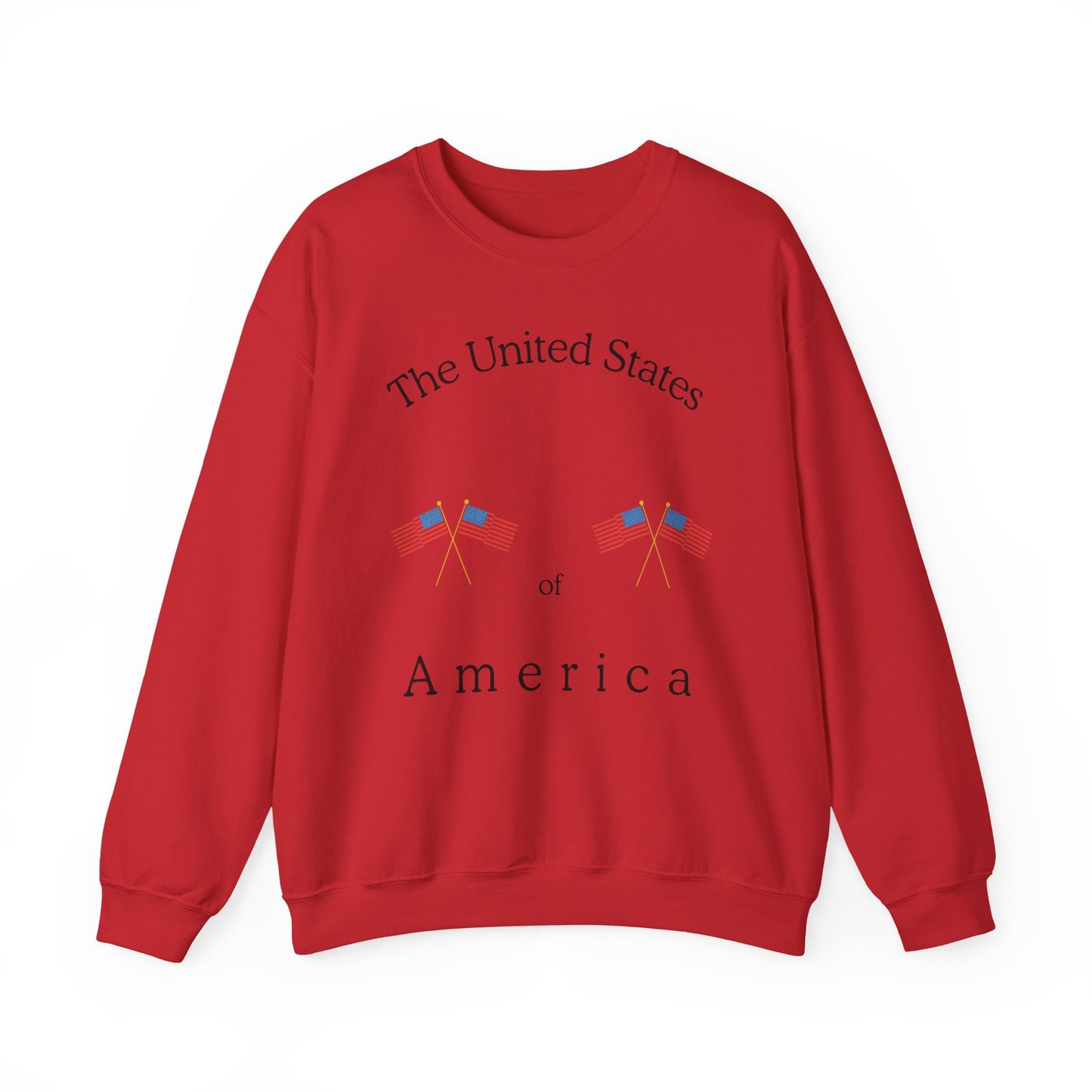 Patriotic Crewneck Sweatshirt - The United States of America