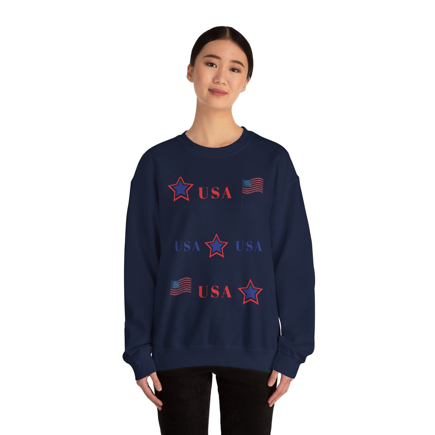 Patriotic USA Crewneck Sweatshirt