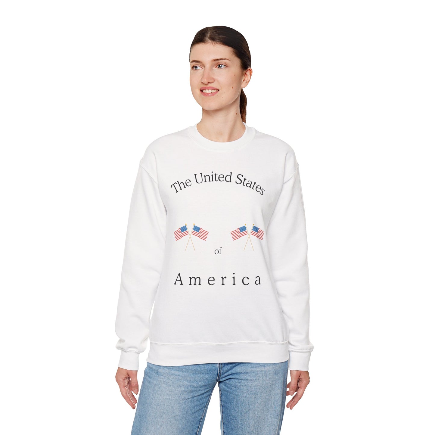Patriotic Crewneck Sweatshirt - The United States of America