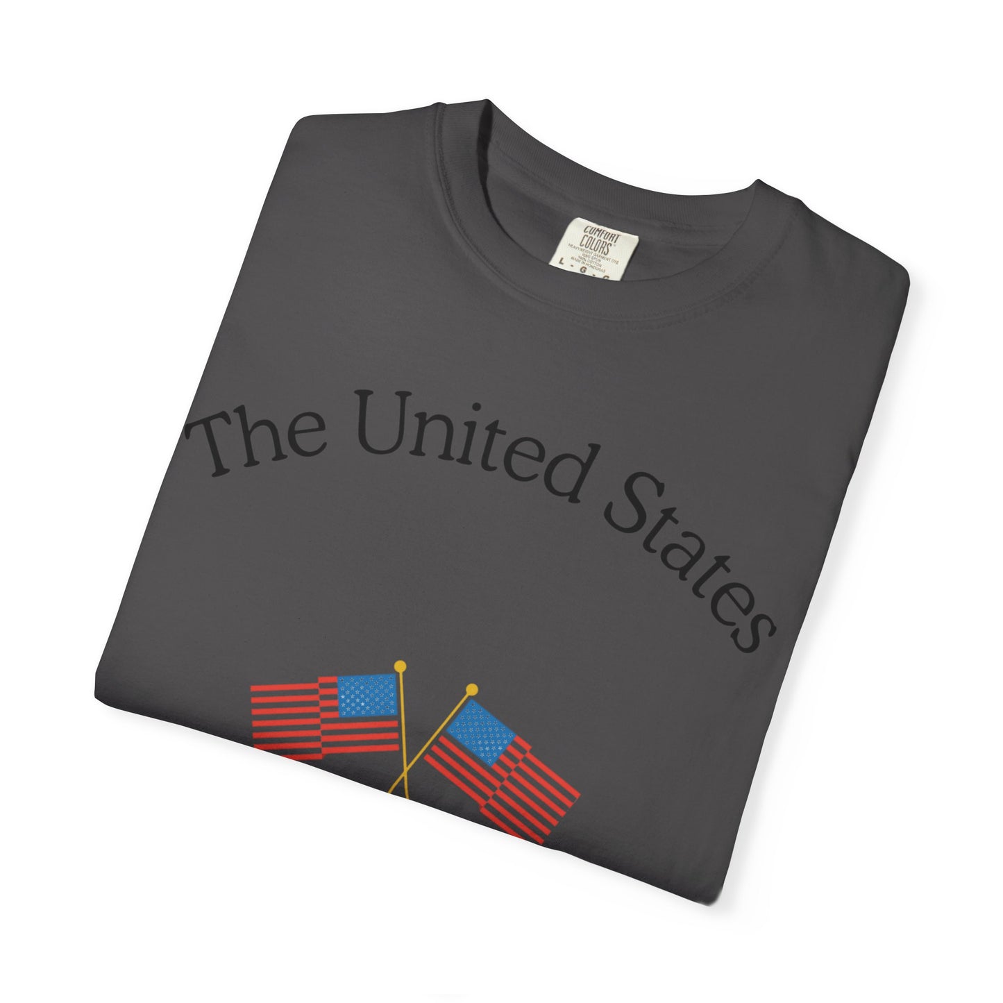 Patriotic Graphic Tee: The United States of America