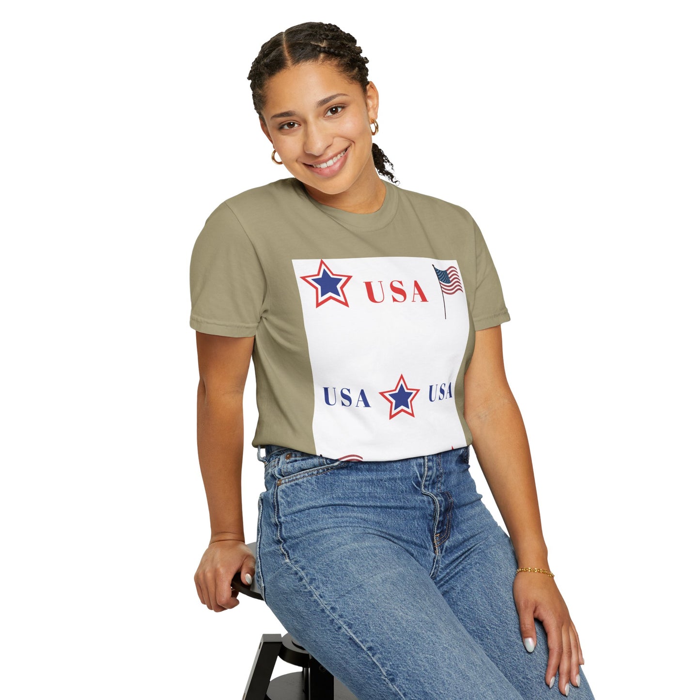 Patriotic USA Graphic T-Shirt