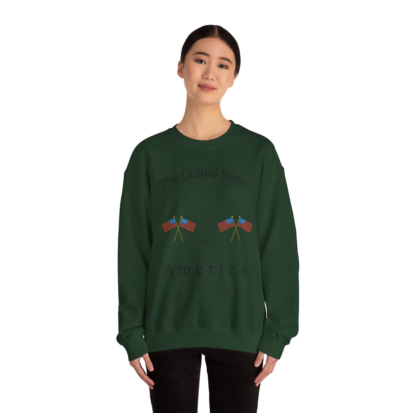 Patriotic Crewneck Sweatshirt - The United States of America