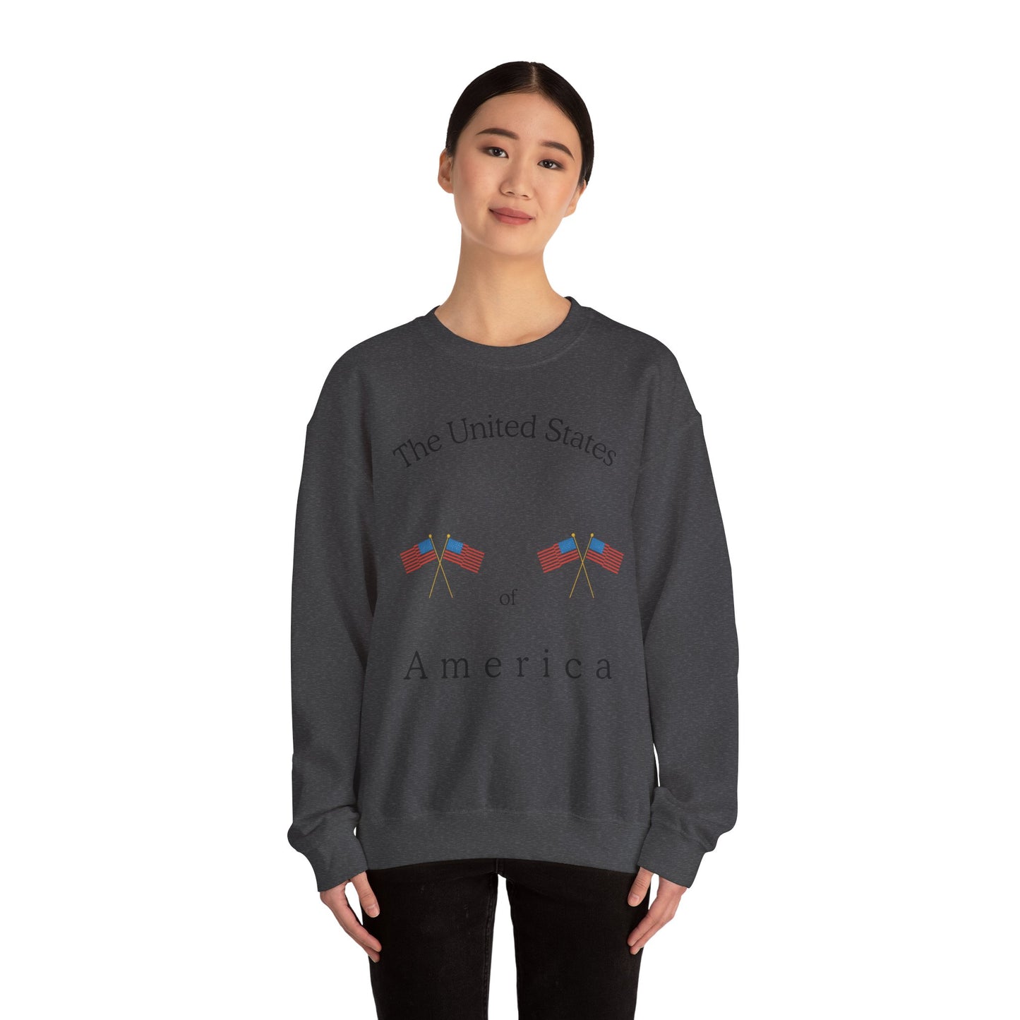 Patriotic Crewneck Sweatshirt - The United States of America