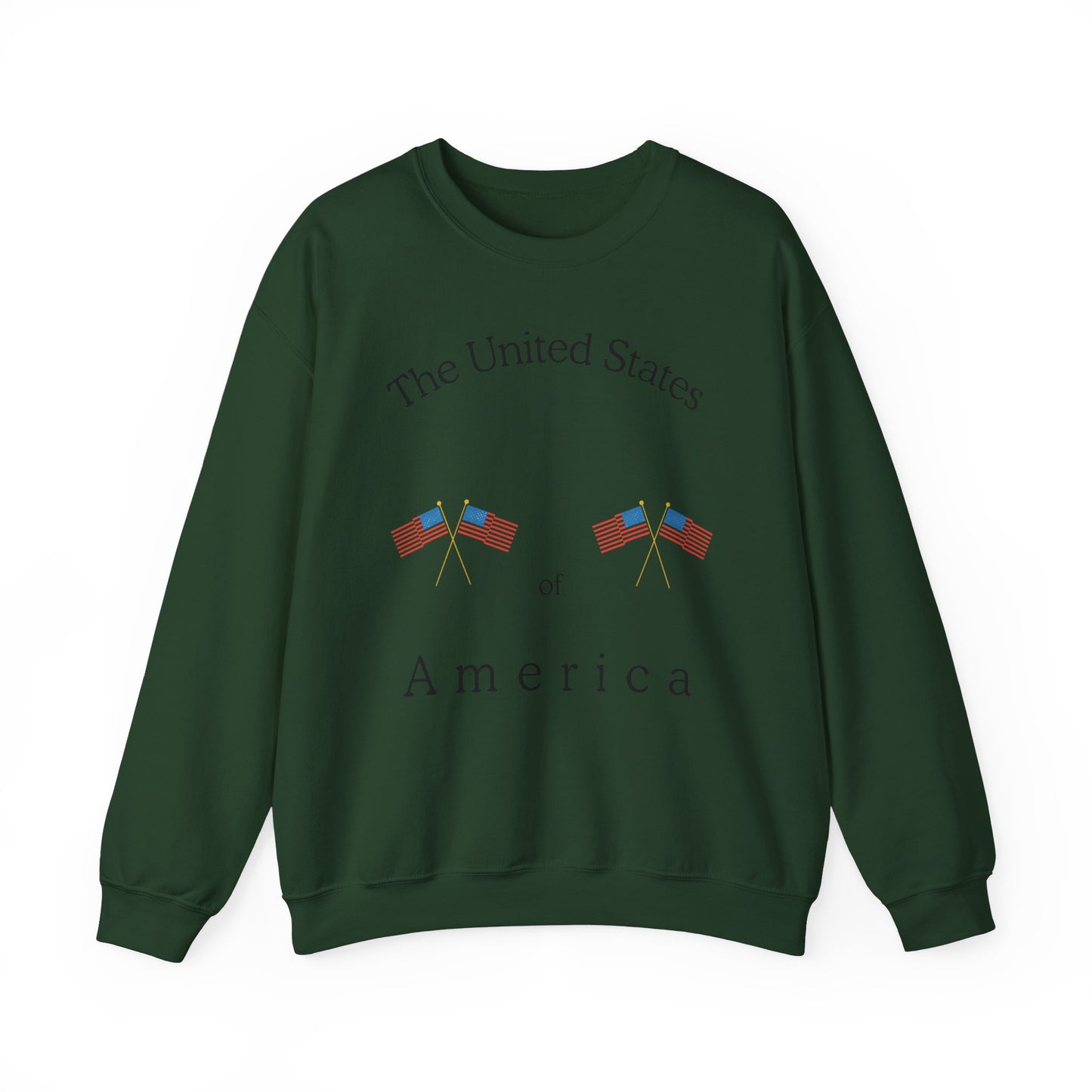 Patriotic Crewneck Sweatshirt - The United States of America