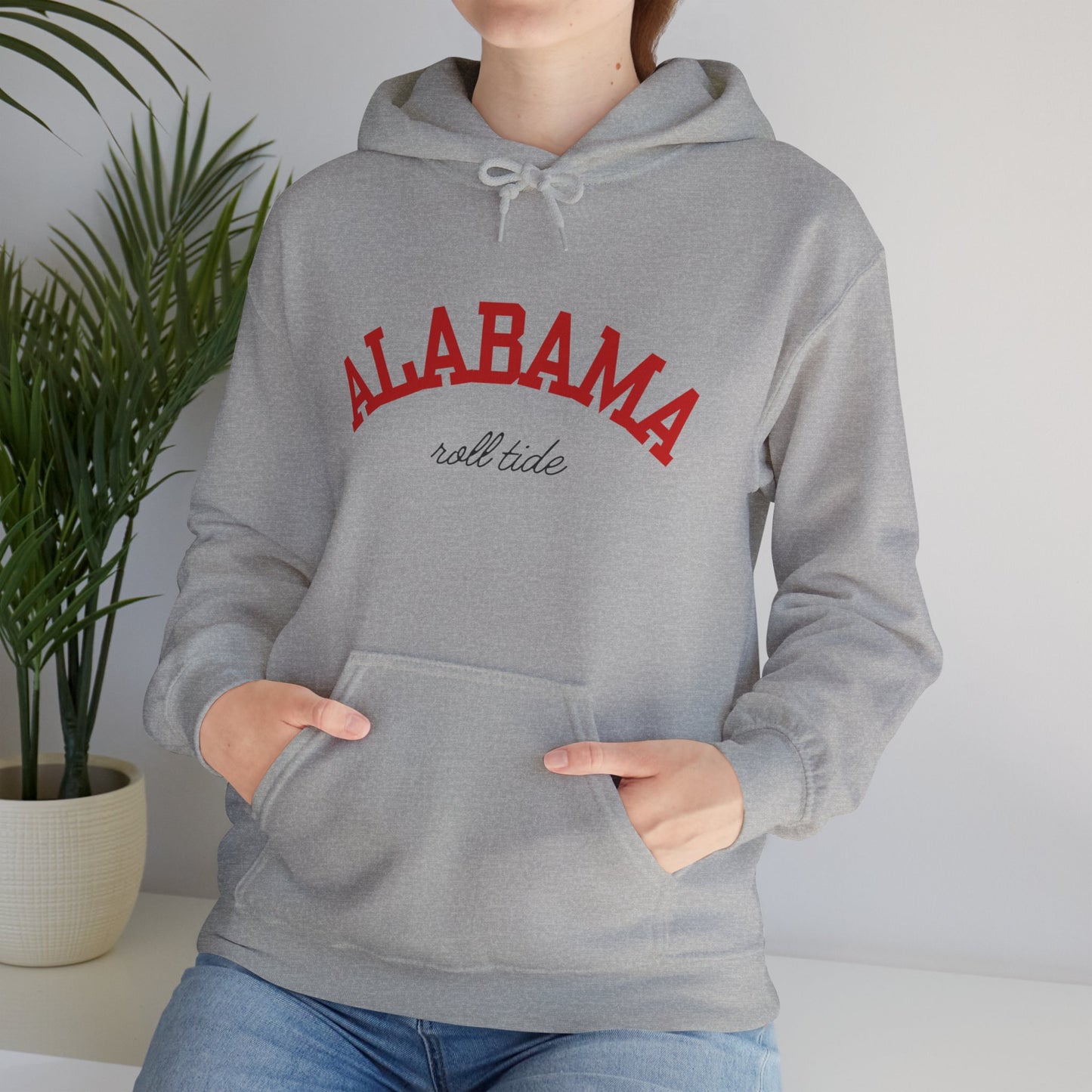 Alabama Pride Hoodie, Unisex Heavy Blend Sweatshirt, Perfect for Game Day, College Merch, Casual Wear, Gift for Fans