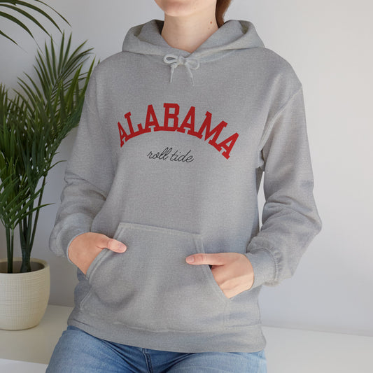 Alabama Pride Hoodie, Unisex Heavy Blend Sweatshirt, Perfect for Game Day, College Merch, Casual Wear, Gift for Fans