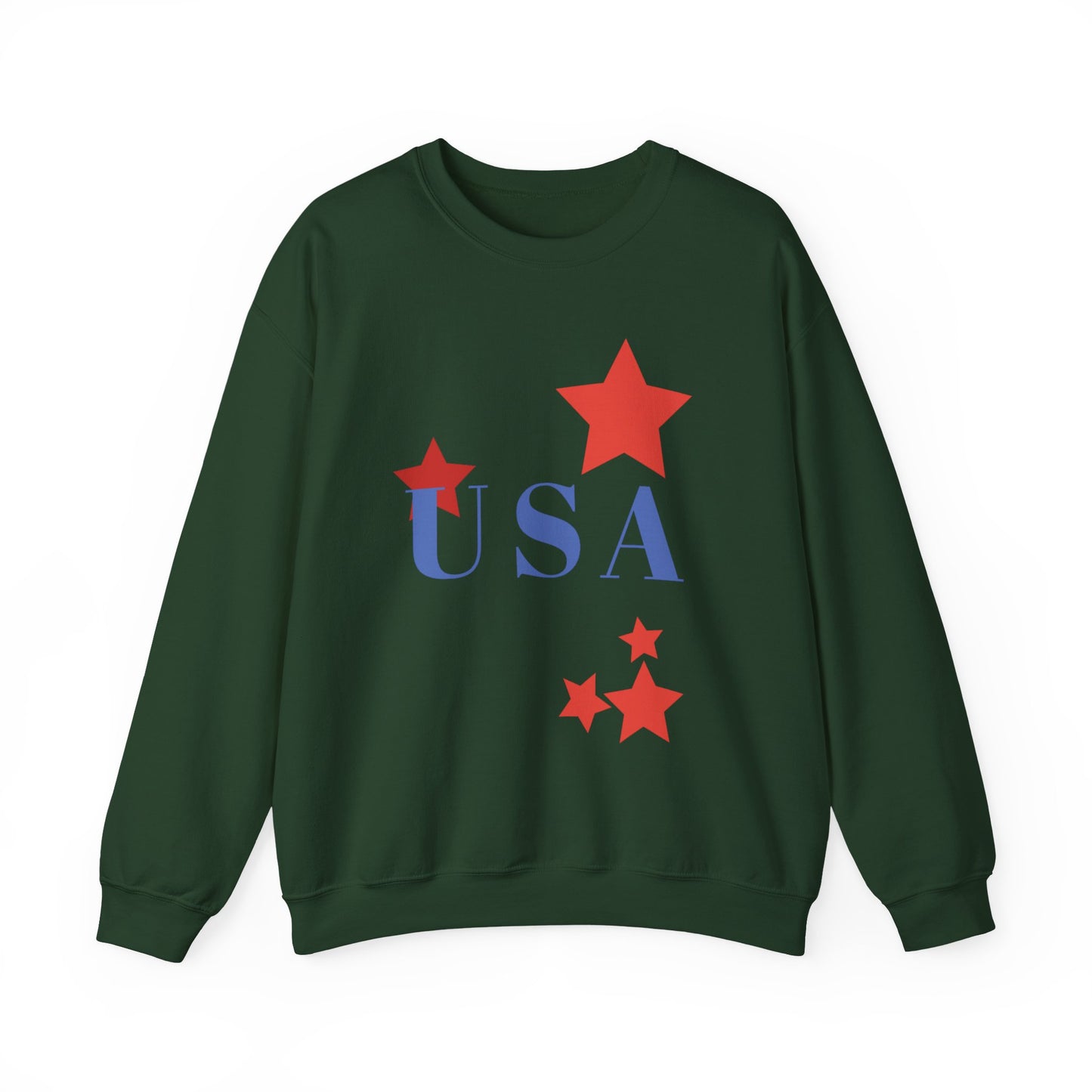 USA Stars Unisex Sweatshirt for Patriotic Celebrations