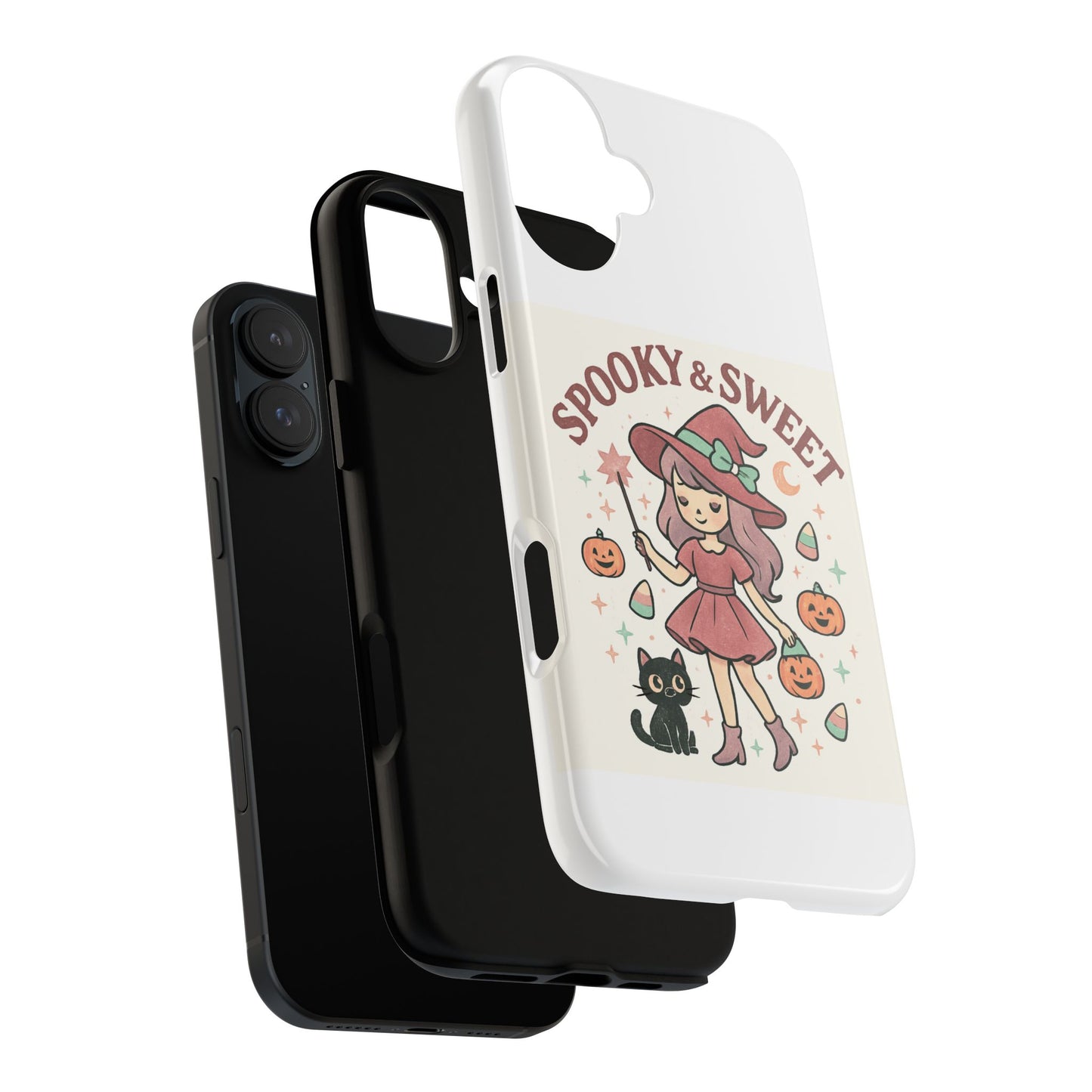 Cute Halloween Phone Case - Spooky & Sweet Design, Fall Accessories, Witchy Decor, Gifts for Her, Cute Phone Cover