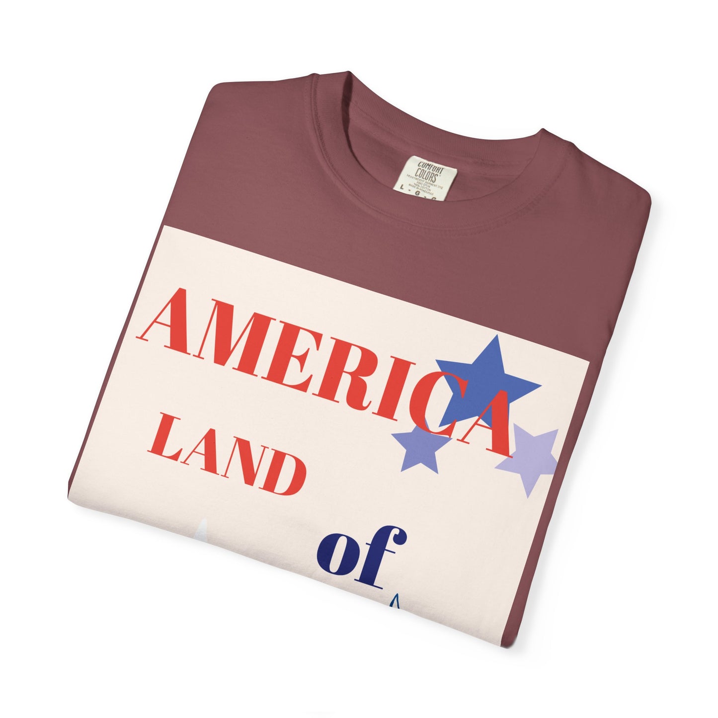 Patriotic Unisex T-Shirt - "America Land of the Free"