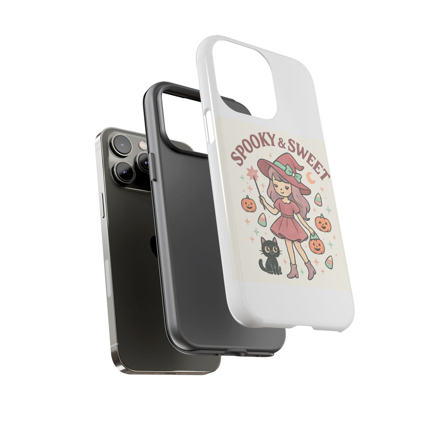 Cute Halloween Phone Case - Spooky & Sweet Design, Fall Accessories, Witchy Decor, Gifts for Her, Cute Phone Cover