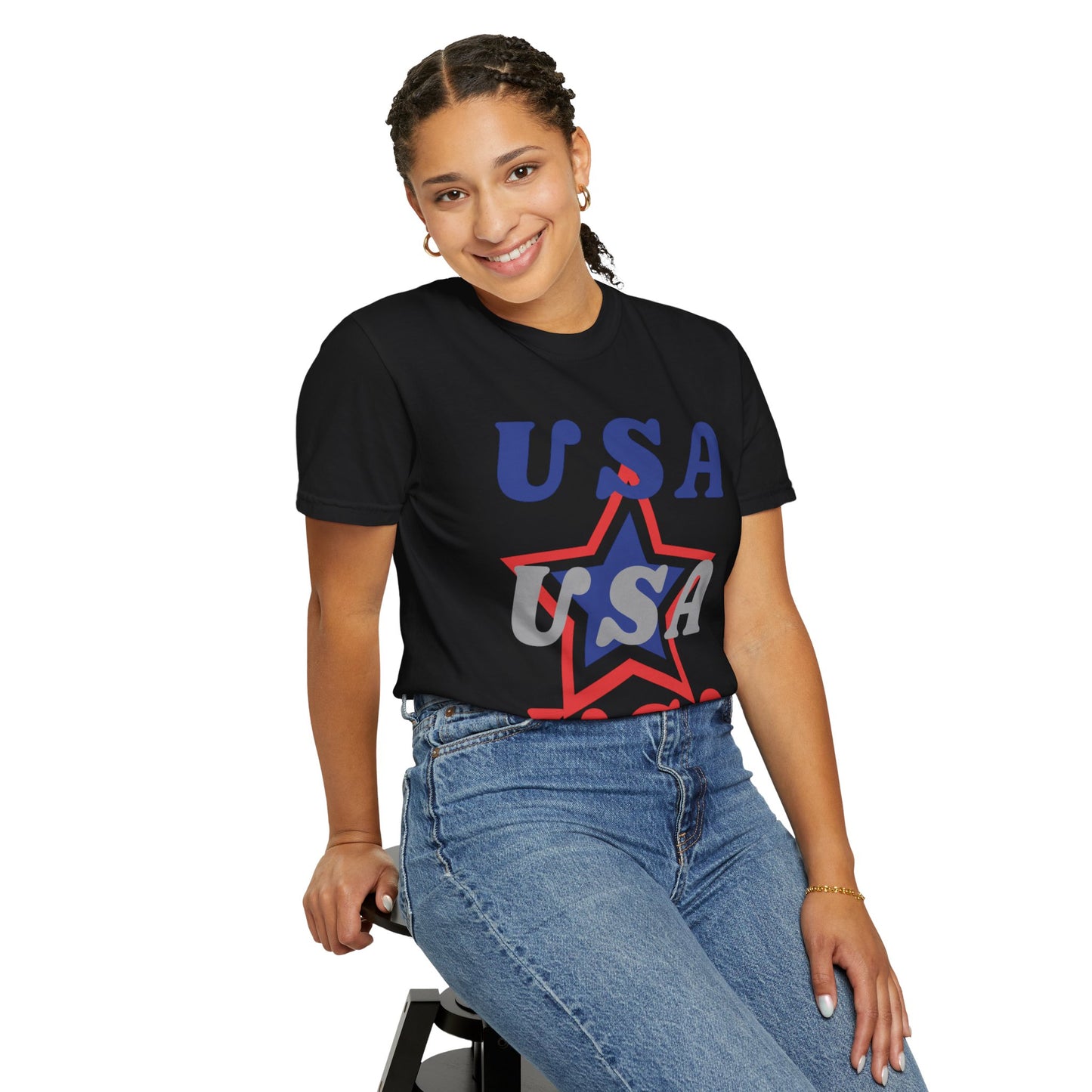 Patriotic USA Graphic T-Shirt