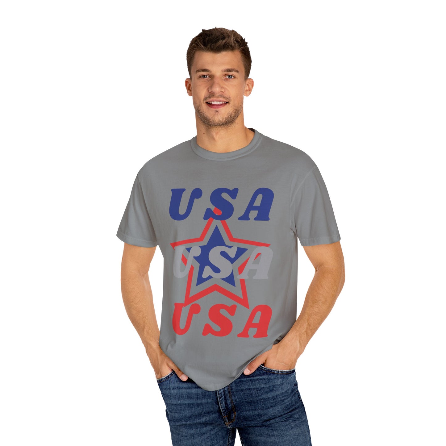 Patriotic USA Graphic T-Shirt